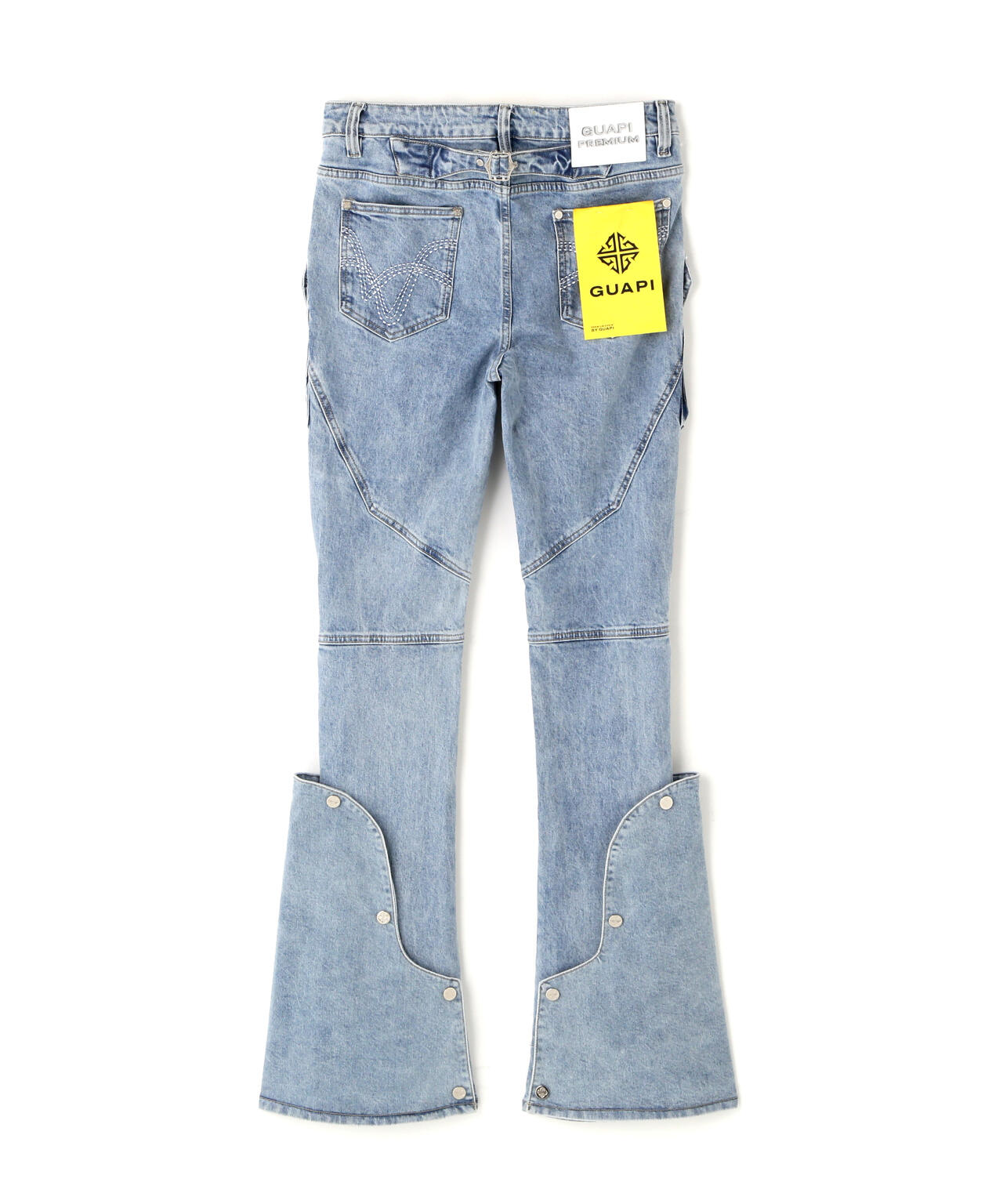 GUAPI/グアピ/Aqua Blue Coffin Arc Denim