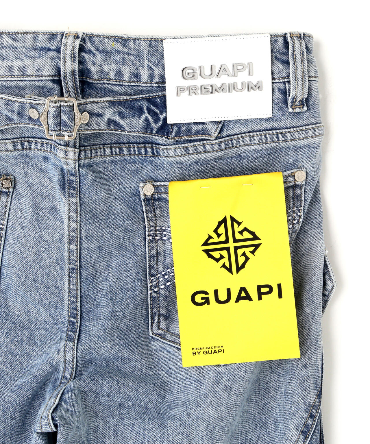 GUAPI/グアピ/Aqua Blue Coffin Arc Denim
