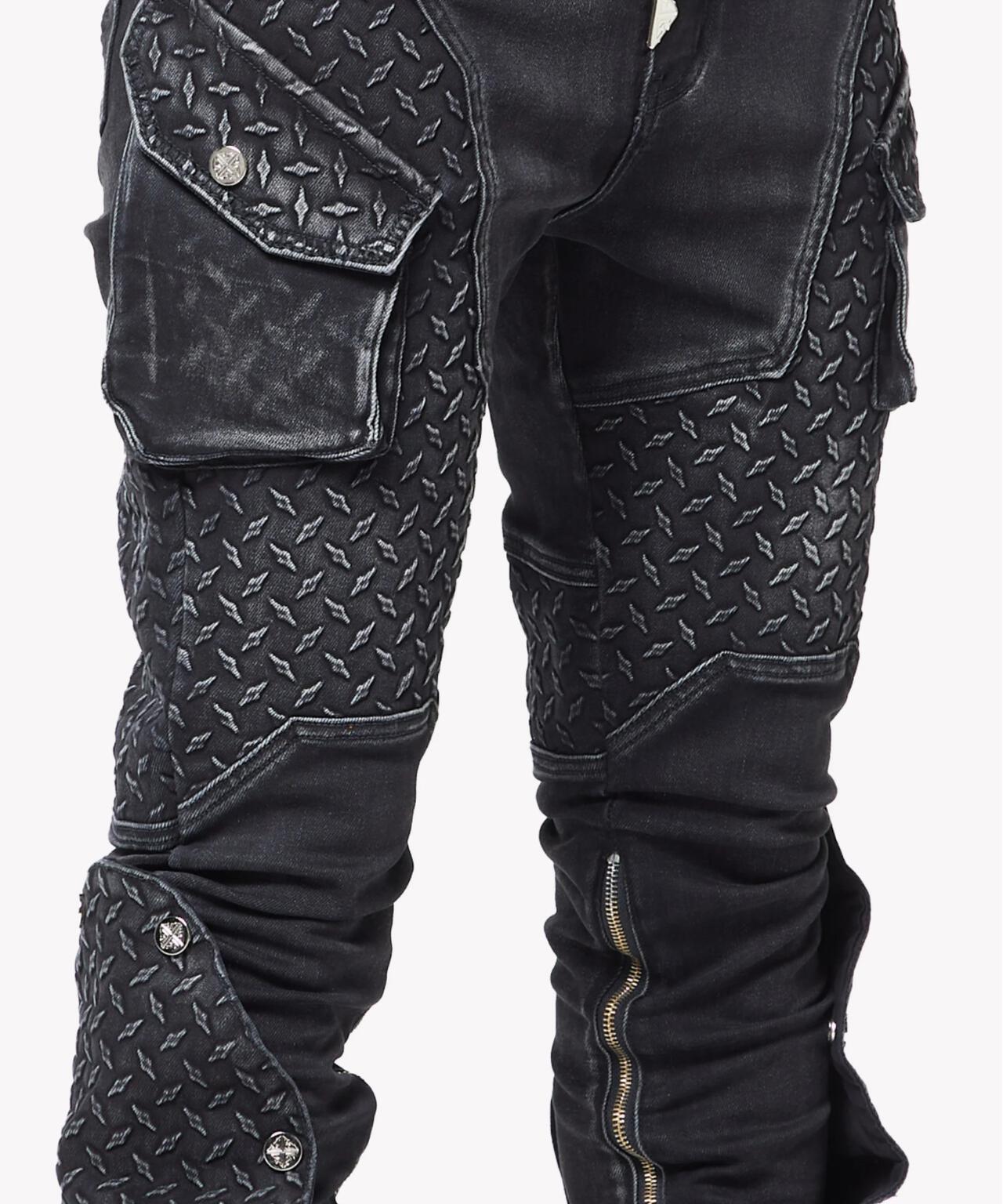 GUAPI/グアピ/Vintage Black Steel Plate Denim