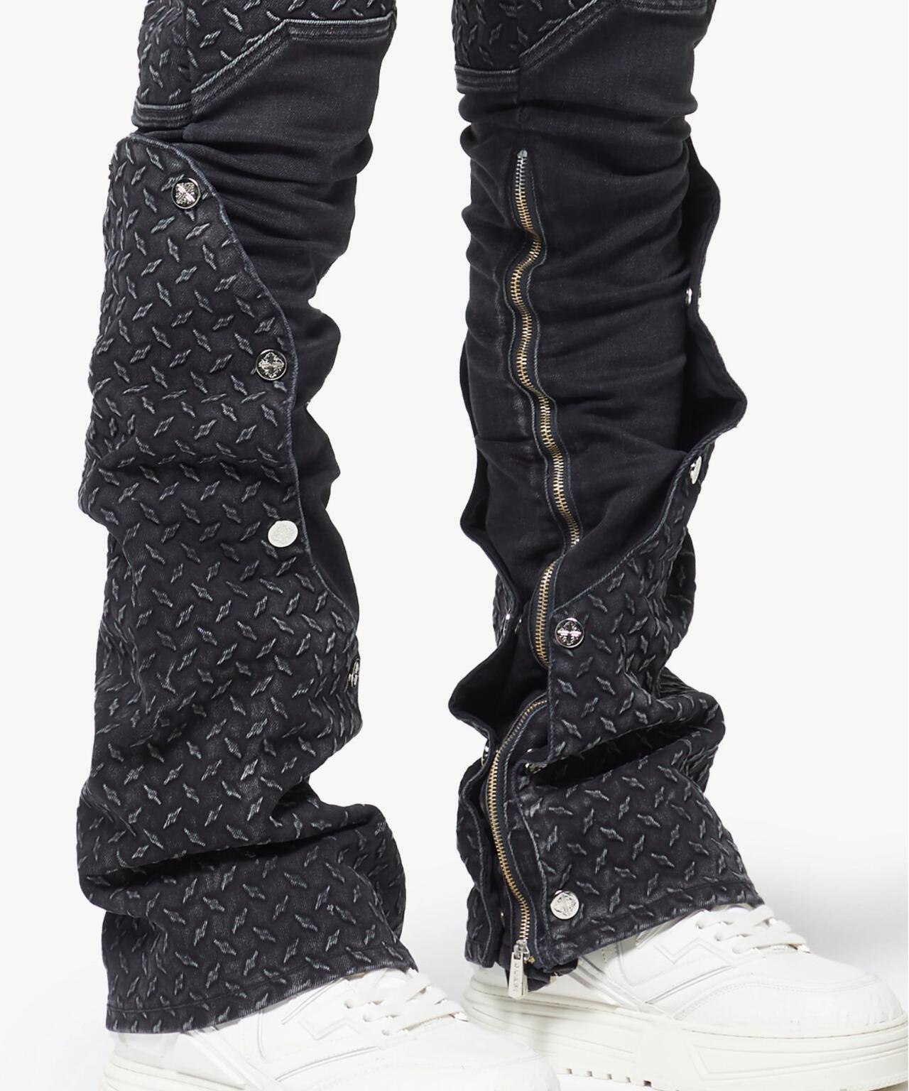 GUAPI/グアピ/Vintage Black Steel Plate Denim
