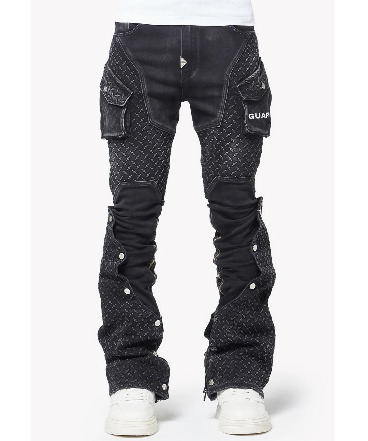 GUAPI/グアピ/Vintage Black Steel Plate Denim