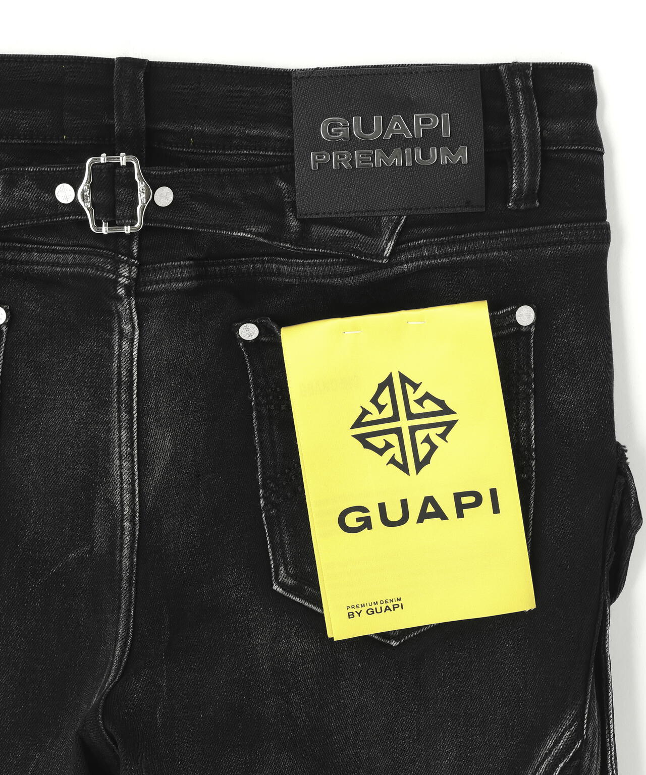 GUAPI/グアピ/Vintage Black Steel Plate Denim