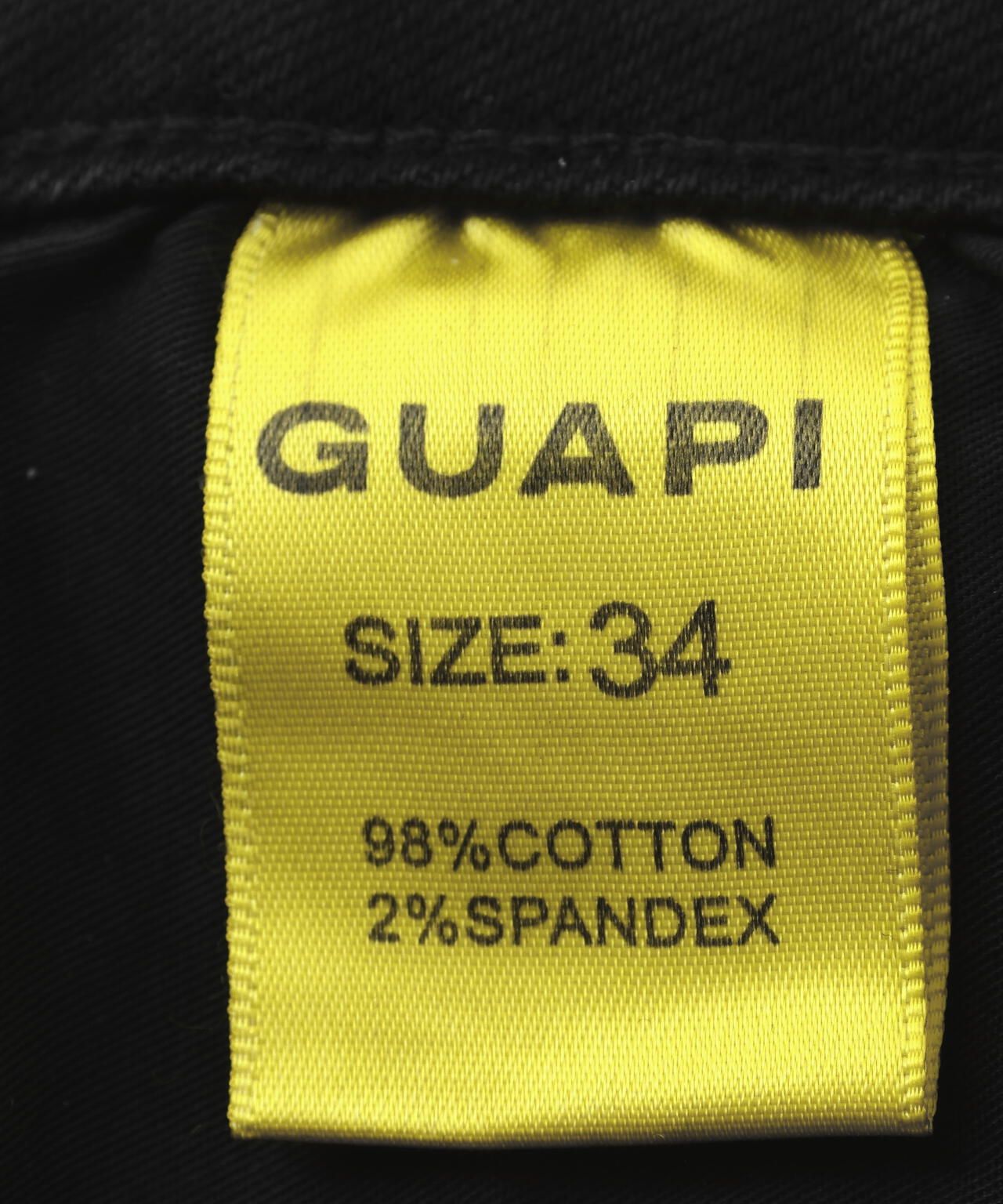 GUAPI/グアピ/Vintage Black Steel Plate Denim