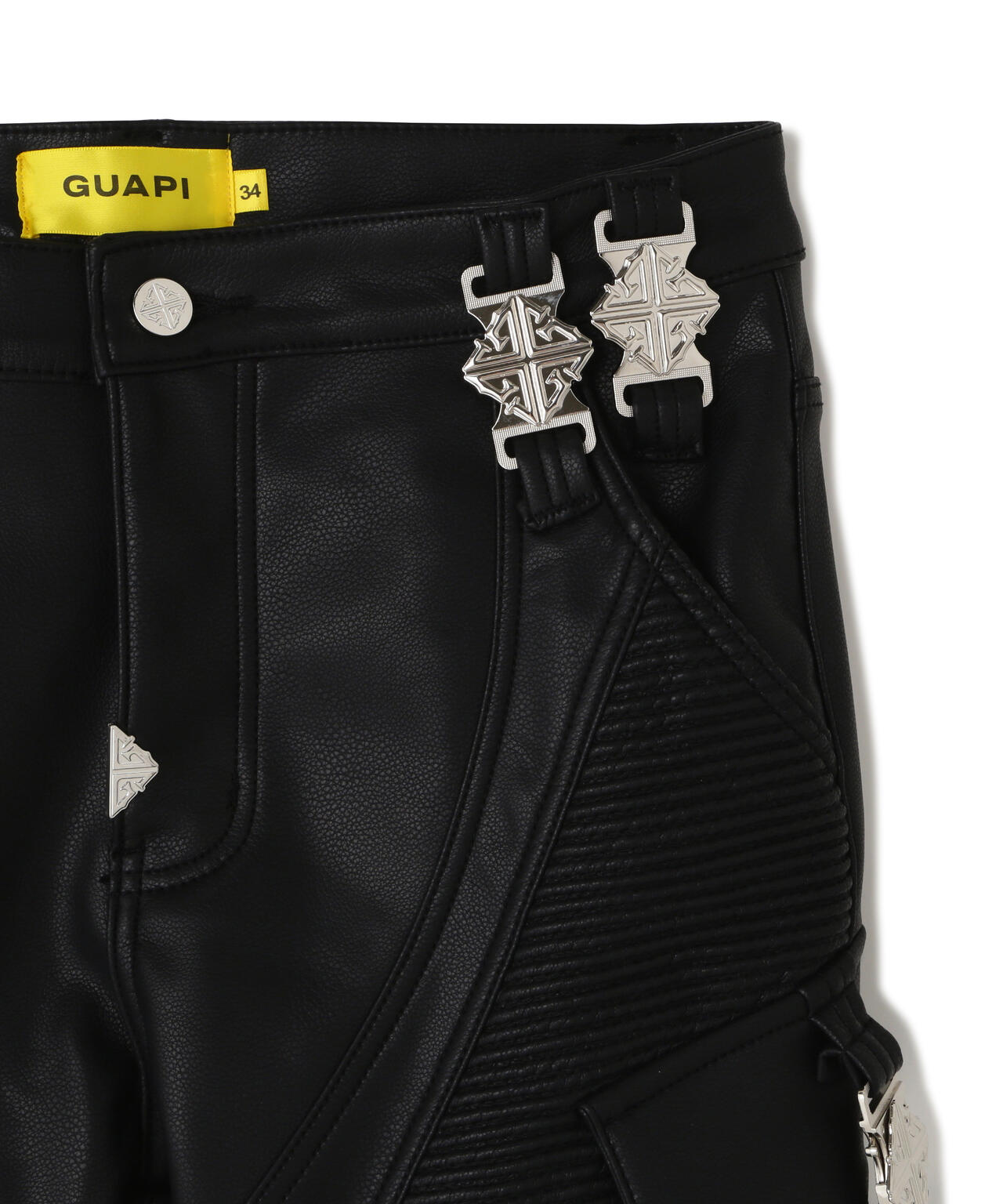 GUAPI/グアピ/Black Ops Leather Pant