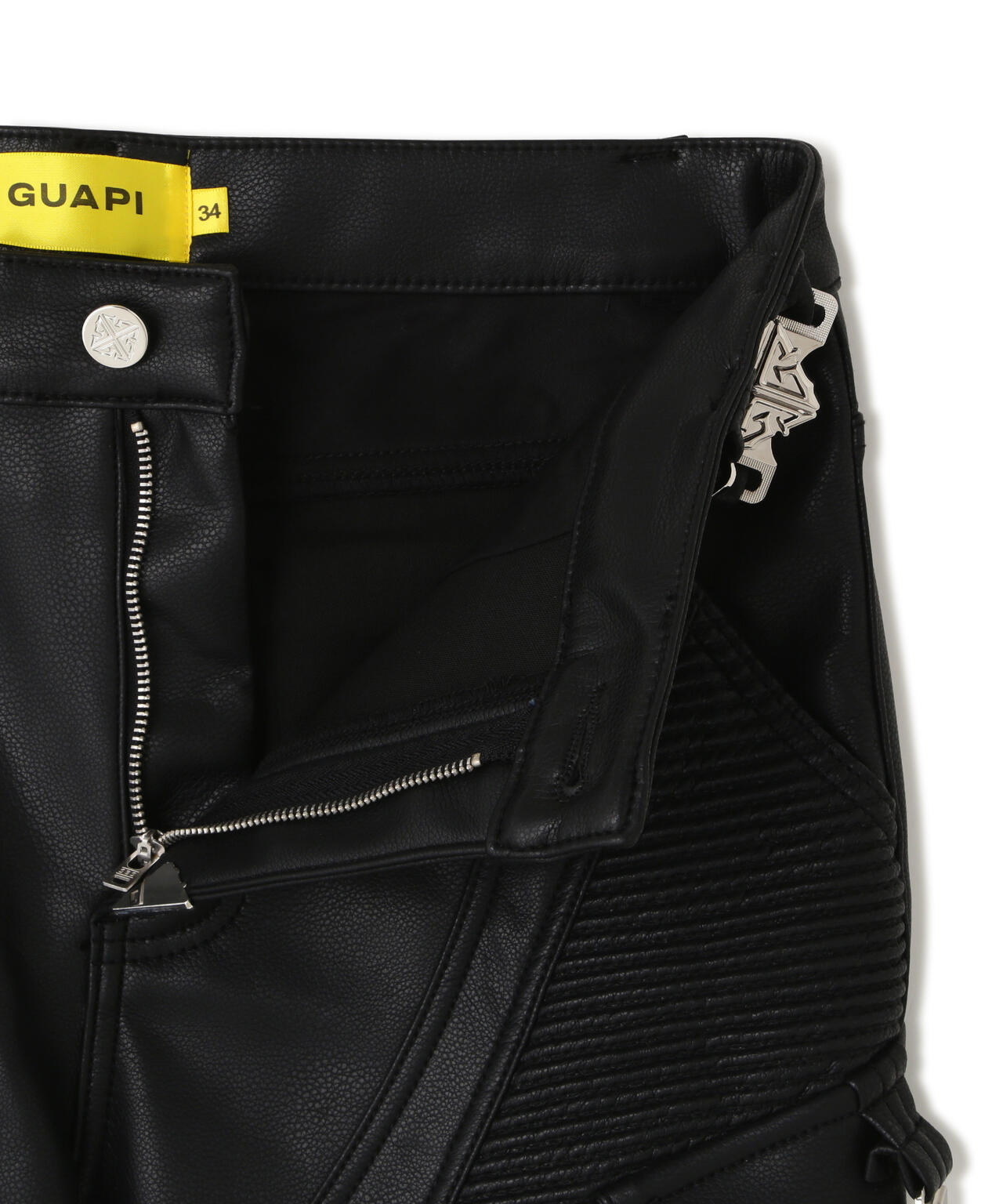 GUAPI/グアピ/Black Ops Leather Pant