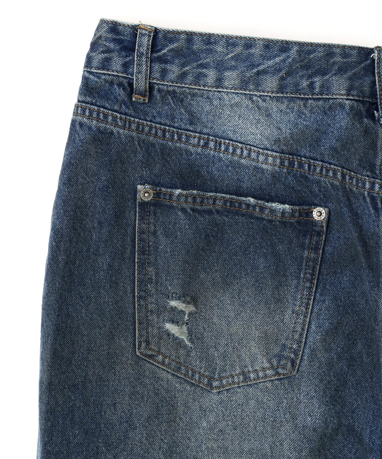 NOT4NERD/ノットフォーナード/Hidden Symbol Distressed Denim Pants