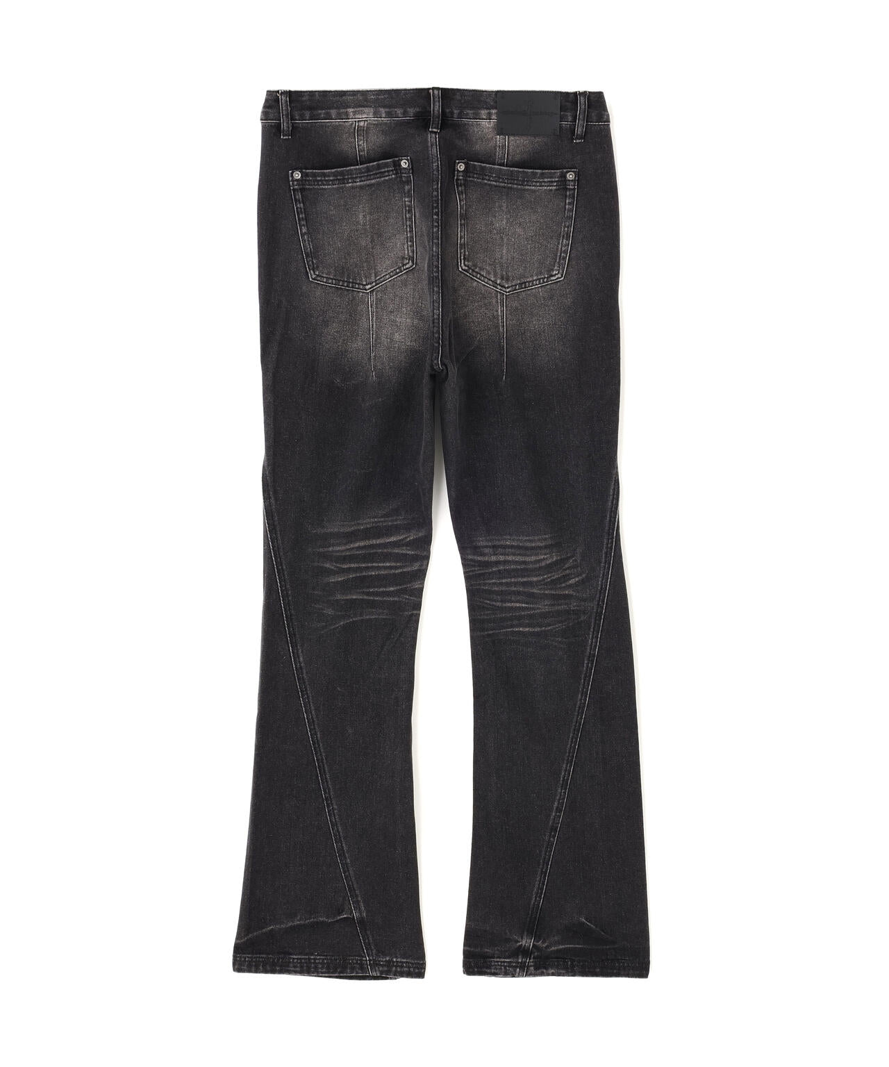 NOT4NERD/ノットフォーナード/Warped Seam Flare Fit Denim Pants