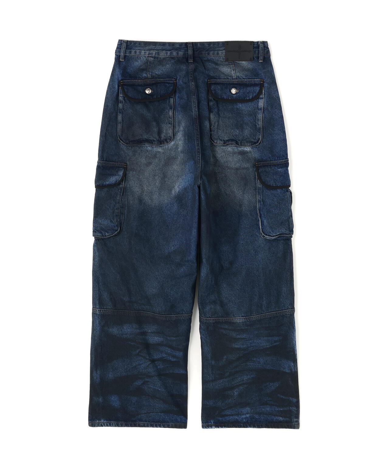 NOT4NERD/ノットフォーナード/Dirty Washed Parachute Cargo Denim Pants