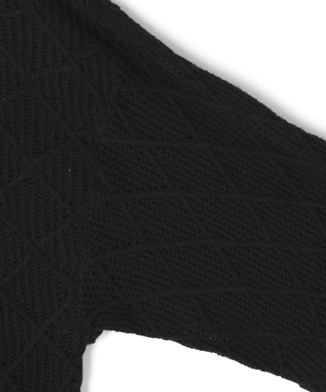 NOT4NERD/ノットフォーナード/Distressed Contrast Hand Stitch Knit