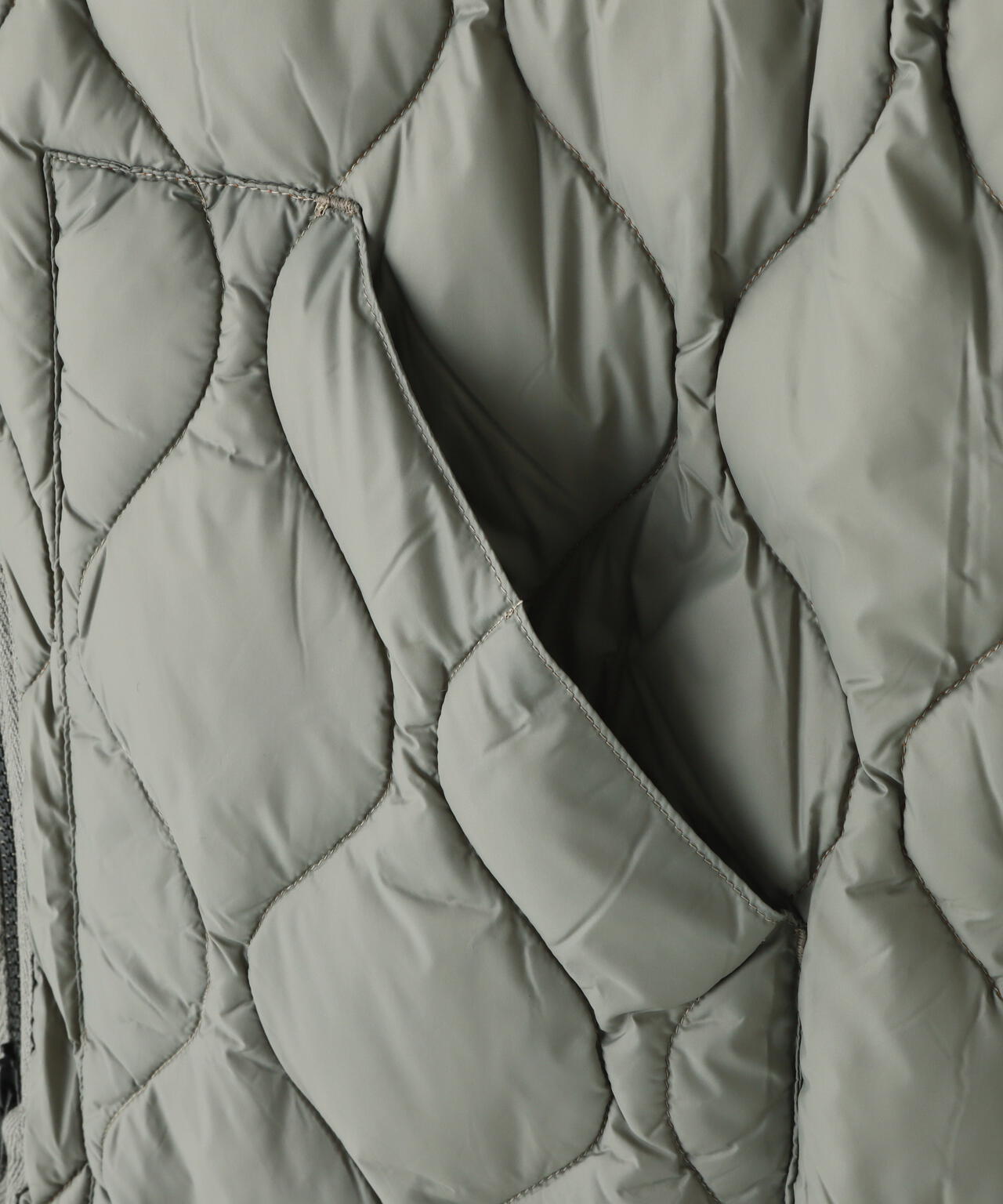 TAION/タイオン/W-ZIP V DOWN JACKET【WOMEN】
