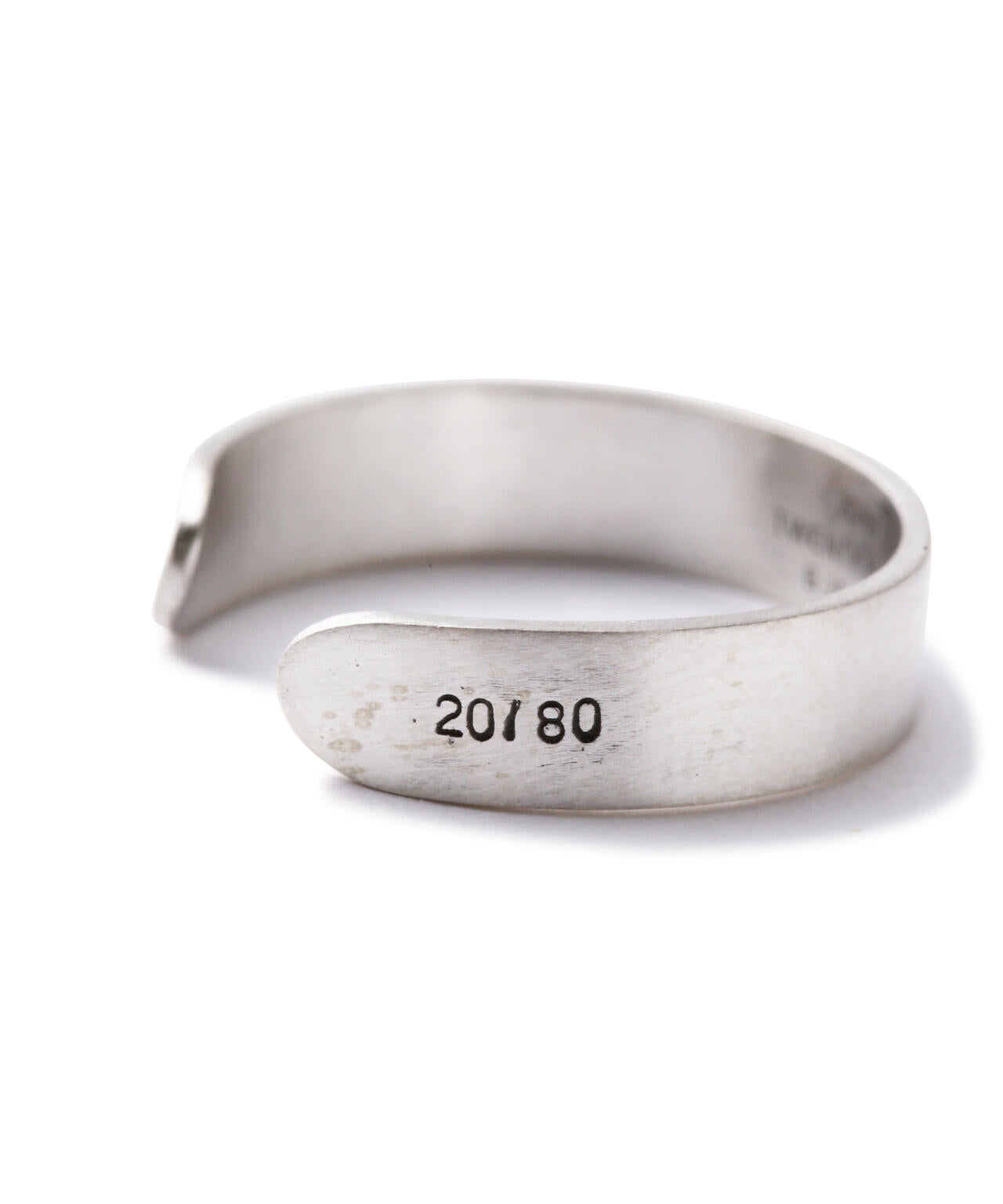 【20/80】トゥエンティーエイティー/ STERLING SILVER ID RING 5mm width