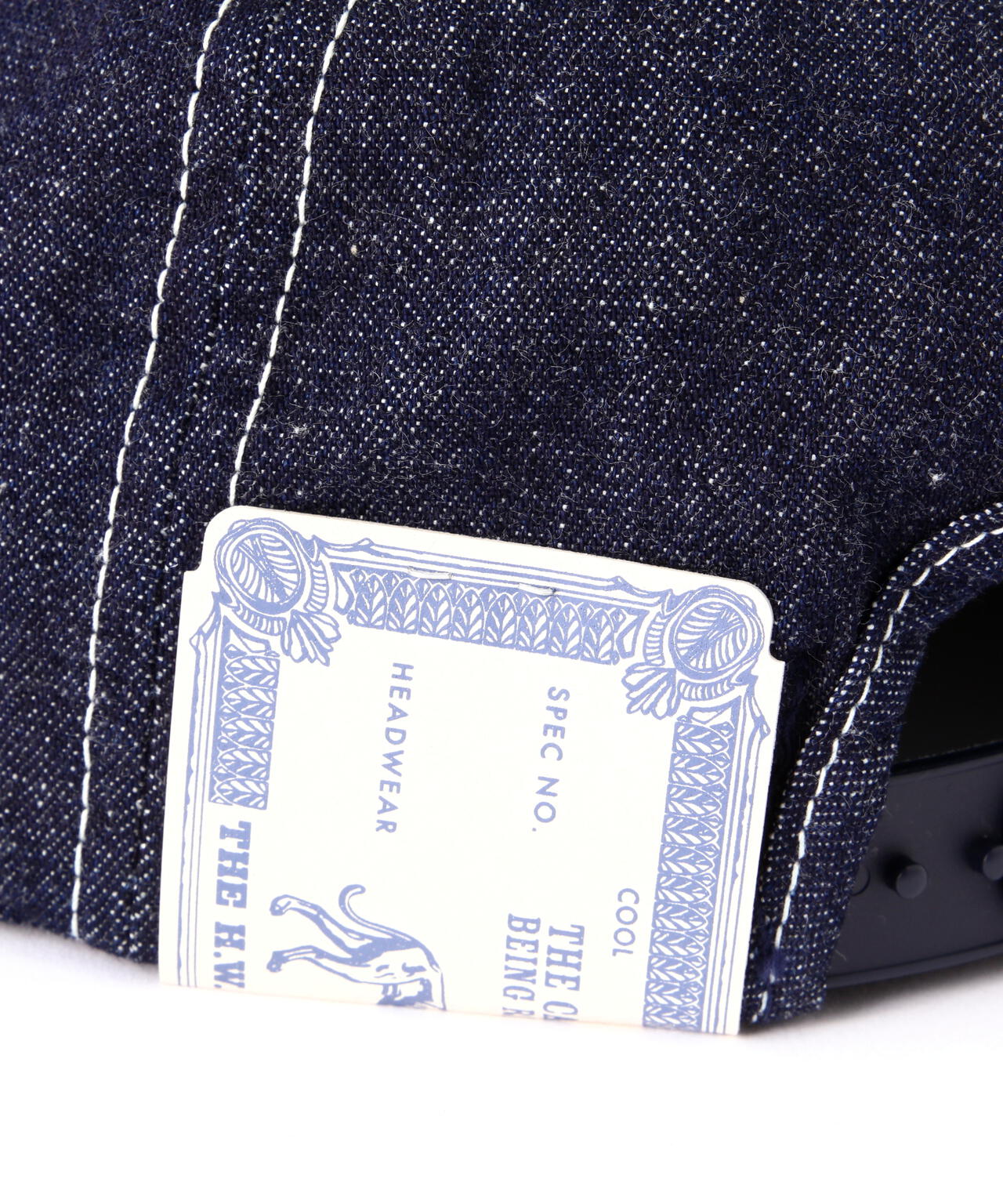THE H.W.DOG&CO./ザエイチダブリュードッグアンドコー/TRUCKER CAP - Denim