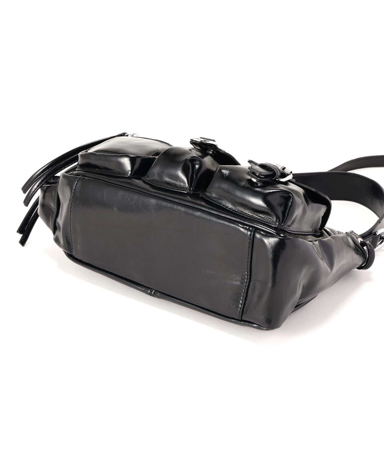 SIS/エスアイエス/PU Leather Shoulder Bag