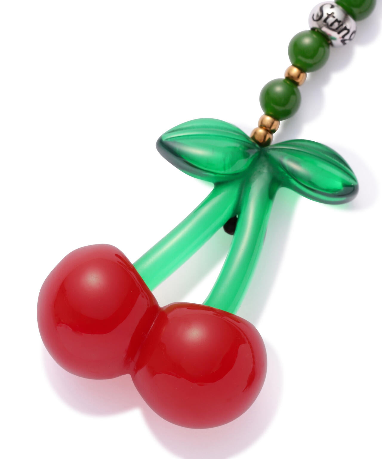 String Ting/ストリングティング/Cherry Drop Jade bag Charm