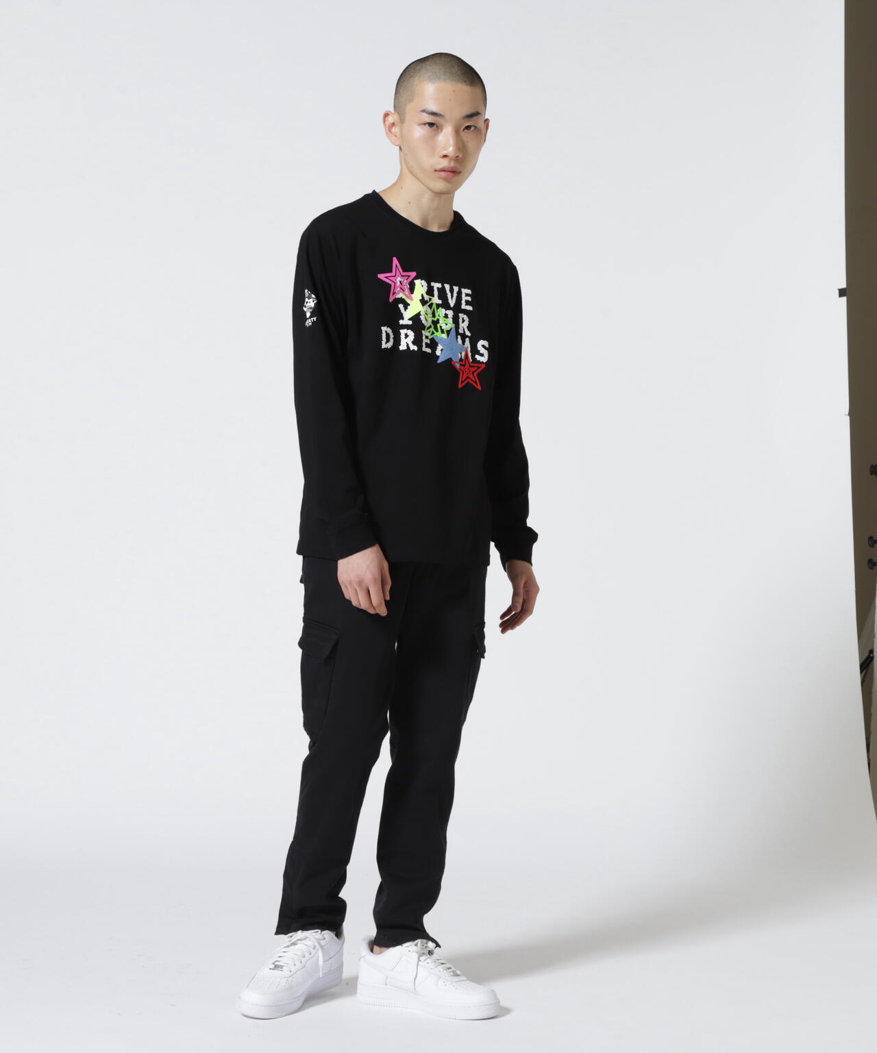 qwerty (クワーティ)DRIVE YOU DREAMS LS TEE