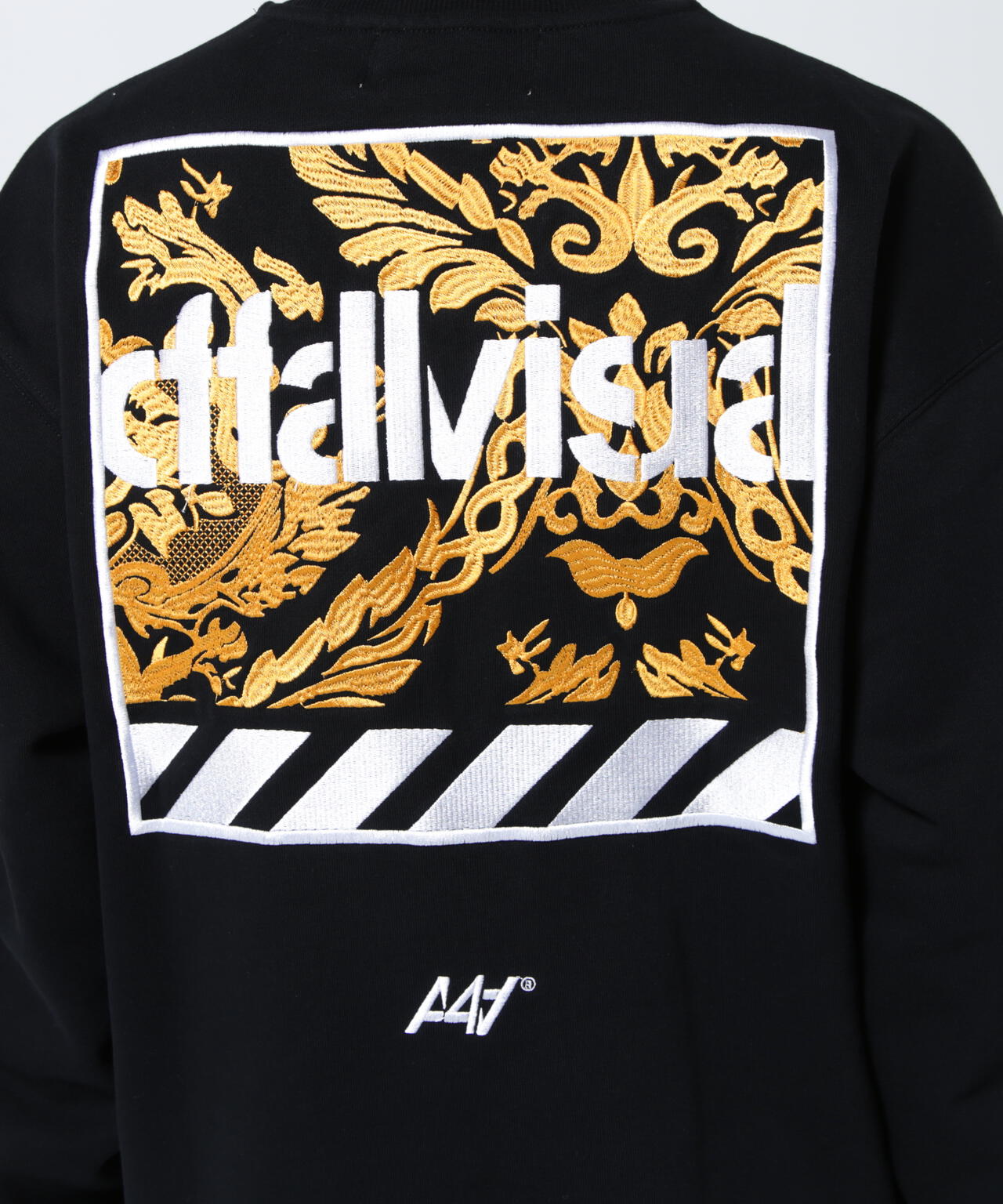 A4A(エーフォーエー)DAMASUKU CREW NECK SWEAT クルーネックスウェット
