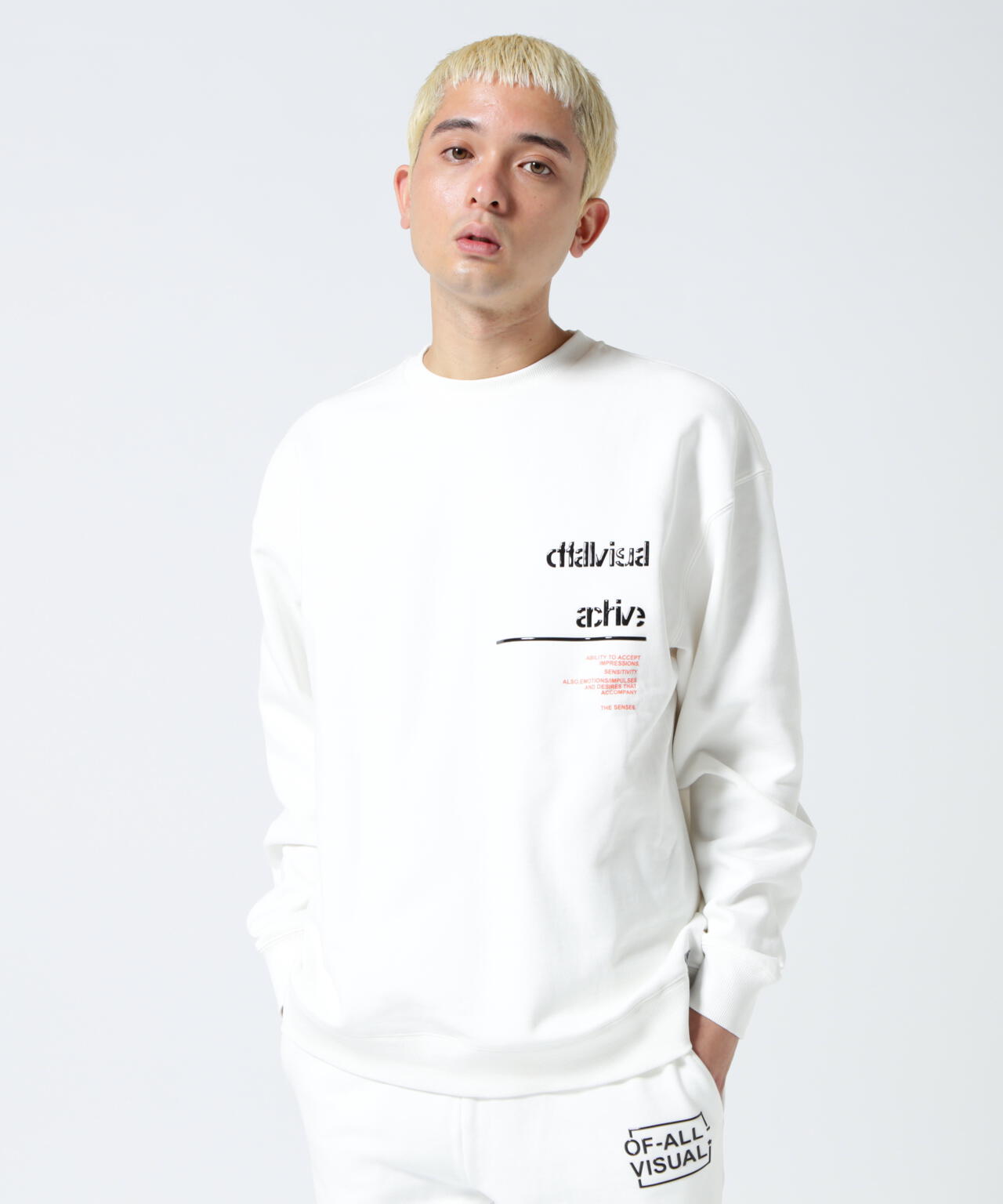 A4A(エーフォーエー)DAMASUKU CREW NECK SWEAT クルーネックスウェット