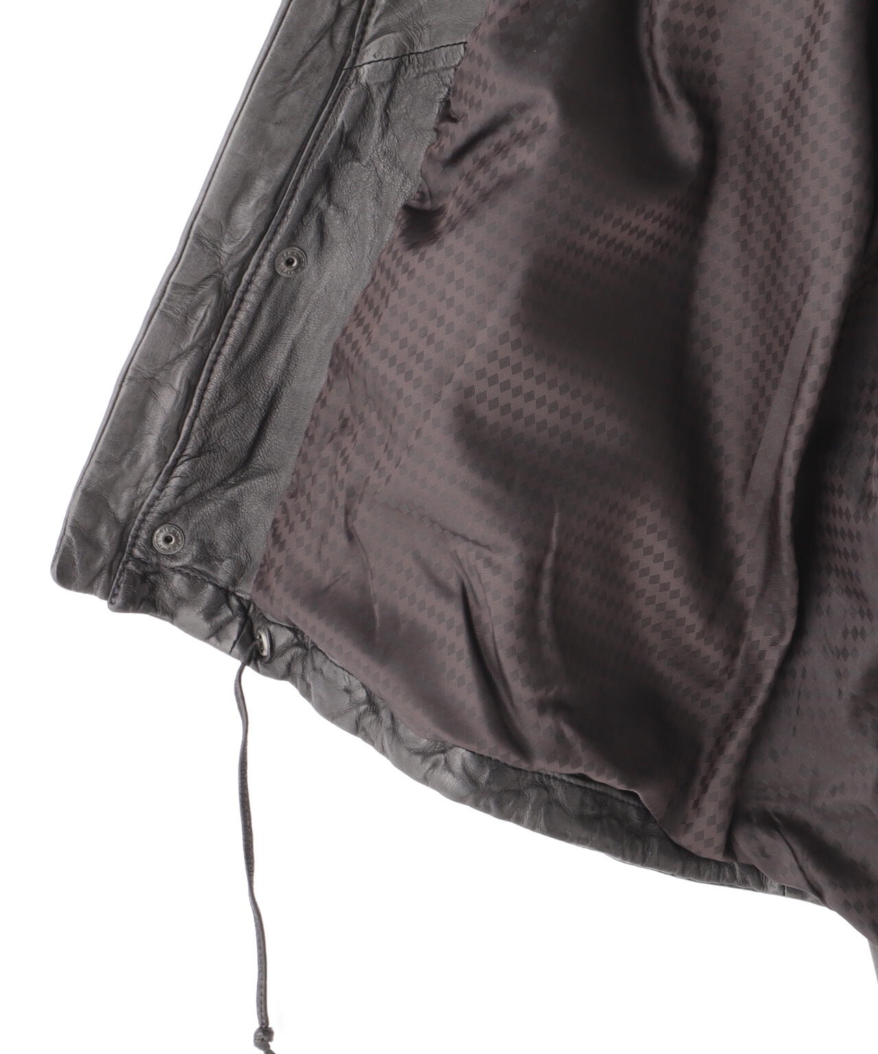 NCB neat caprice brand(エヌシービーニートカプリスブランド)   レザーフードジャケット WOMEN'S