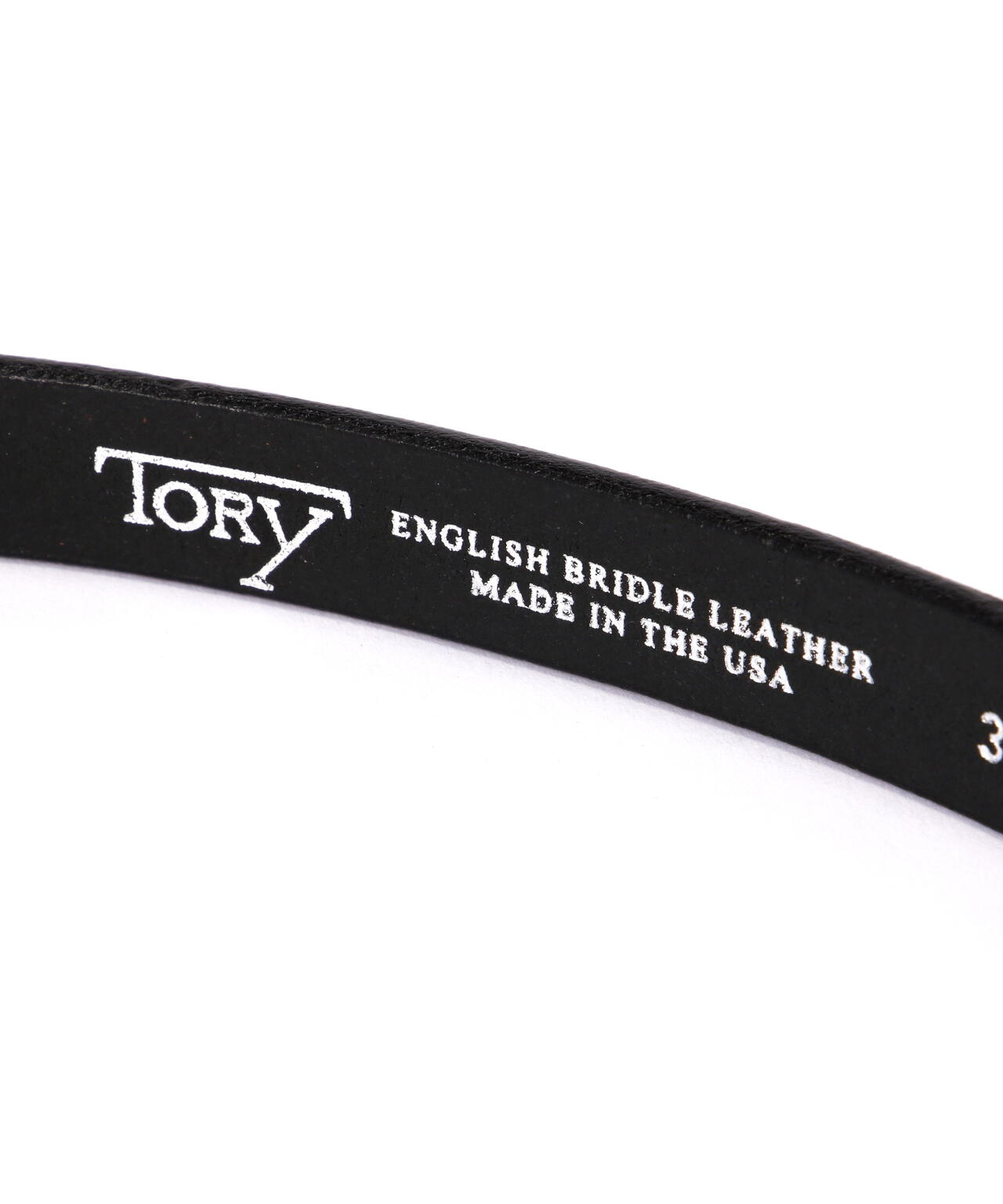 TORY LEATHER/3/4 inch 3-Piece Silver Buckle
