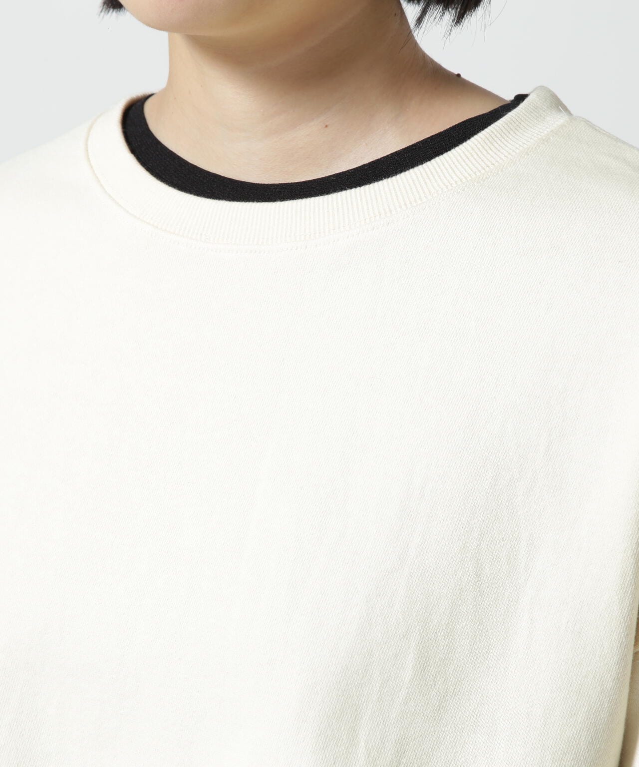 DROIT BELLO(ドロイトベロ) 裏毛カッティングプルオーバー