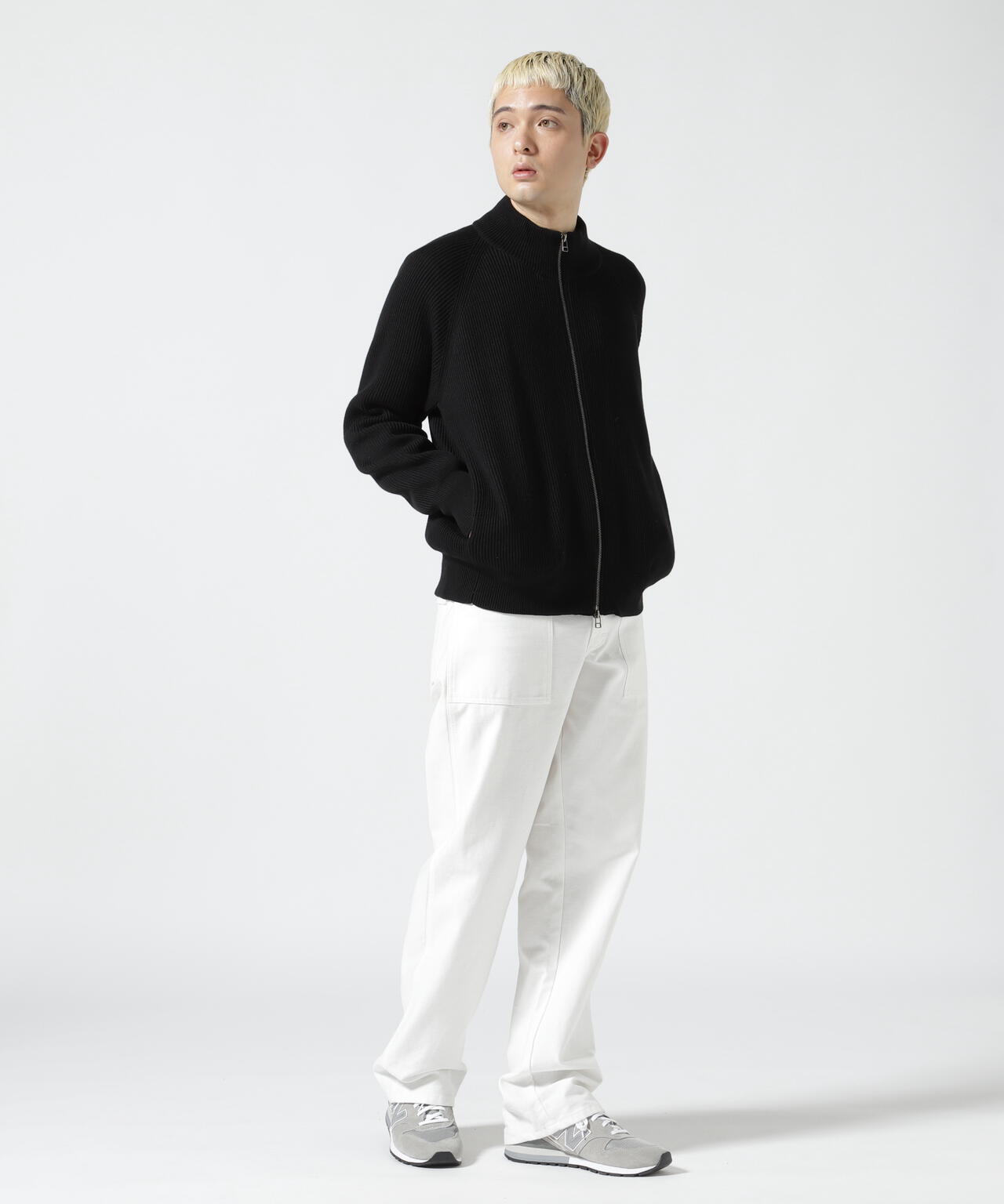 crepuscule/クレプスキュール/DRIVERS KNIT for B'2nd/別注ドライバーズニット