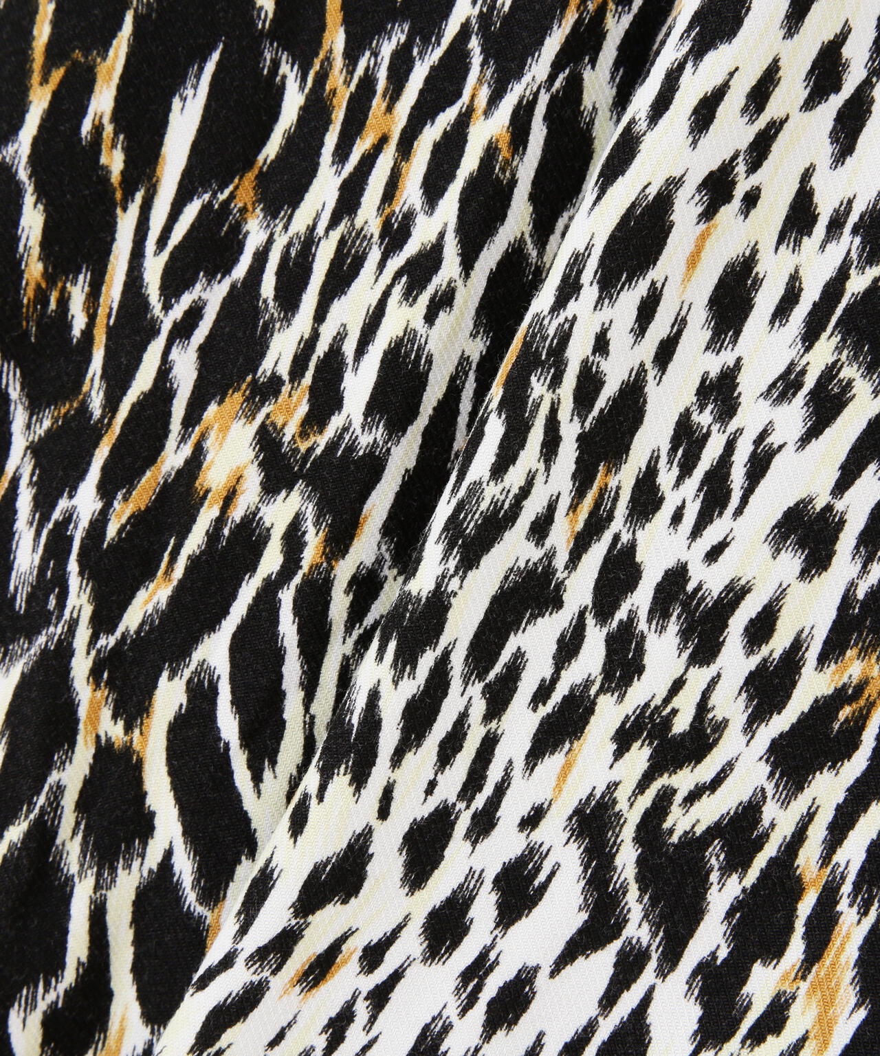 MINEDENIM（マインデニム）Leopard Open Collar SH