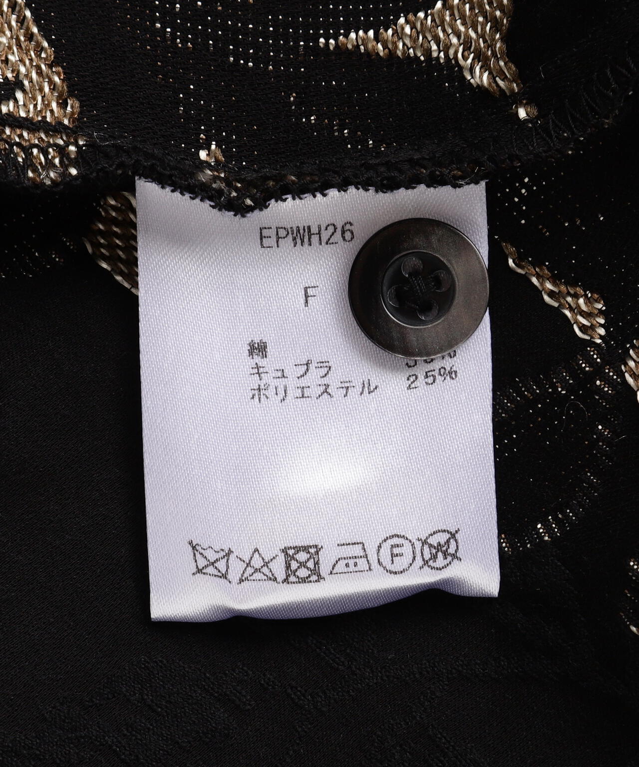 LUSOR（ルーソル）FLOWER CUT JQD SHIRT フラワージャカードシャツ