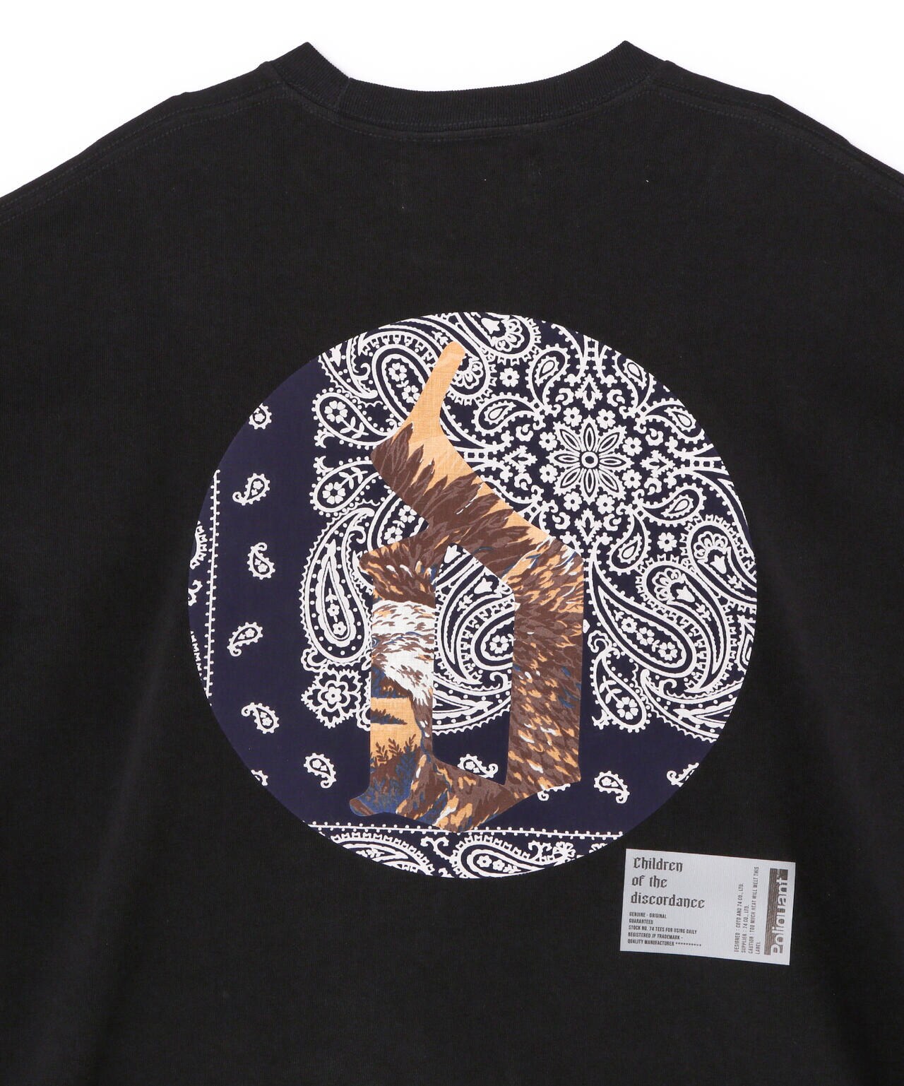 Children of the discordance/BANDANA PATCH WORK TEE