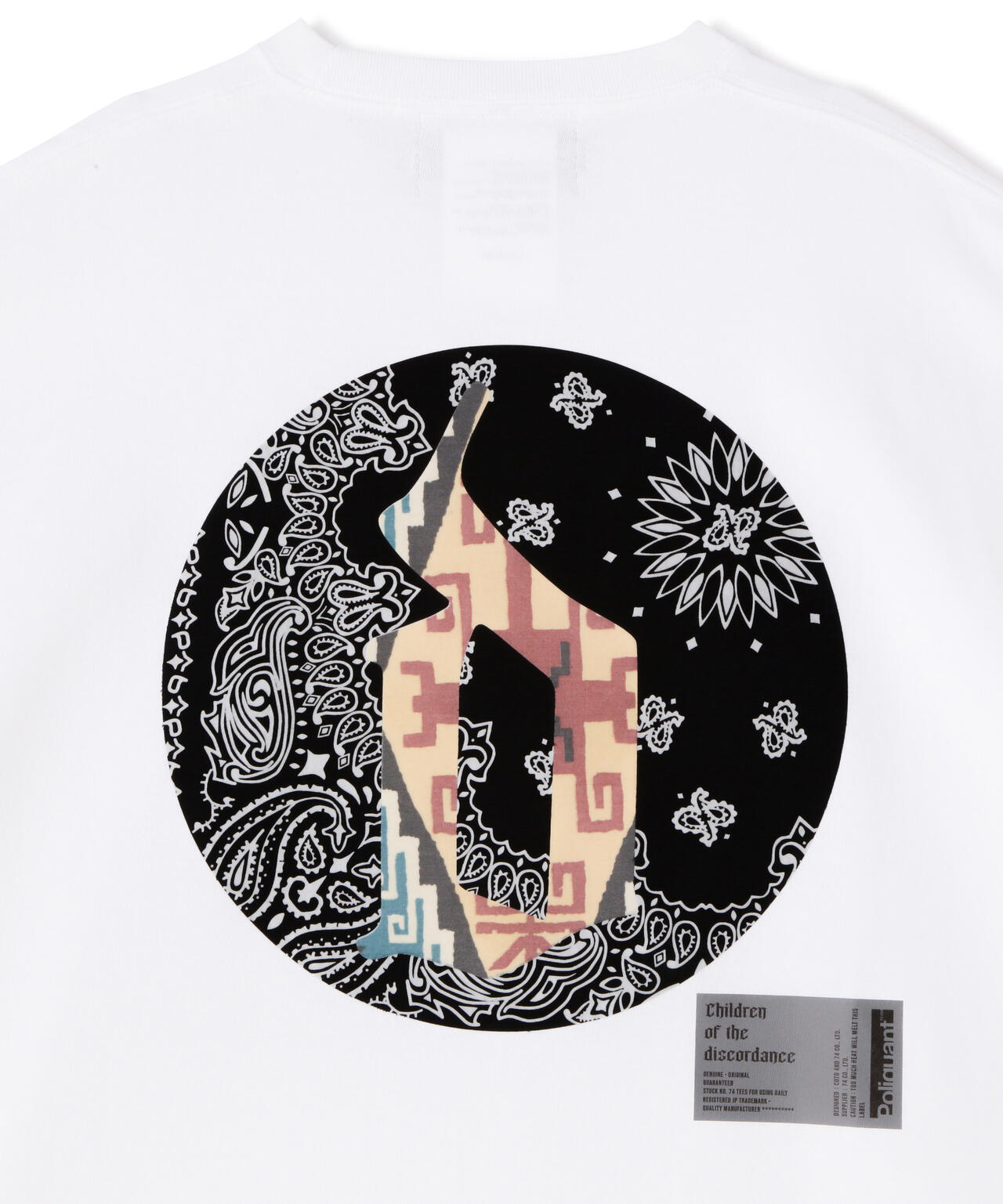 Children of the discordance/BANDANA PATCH WORK TEE