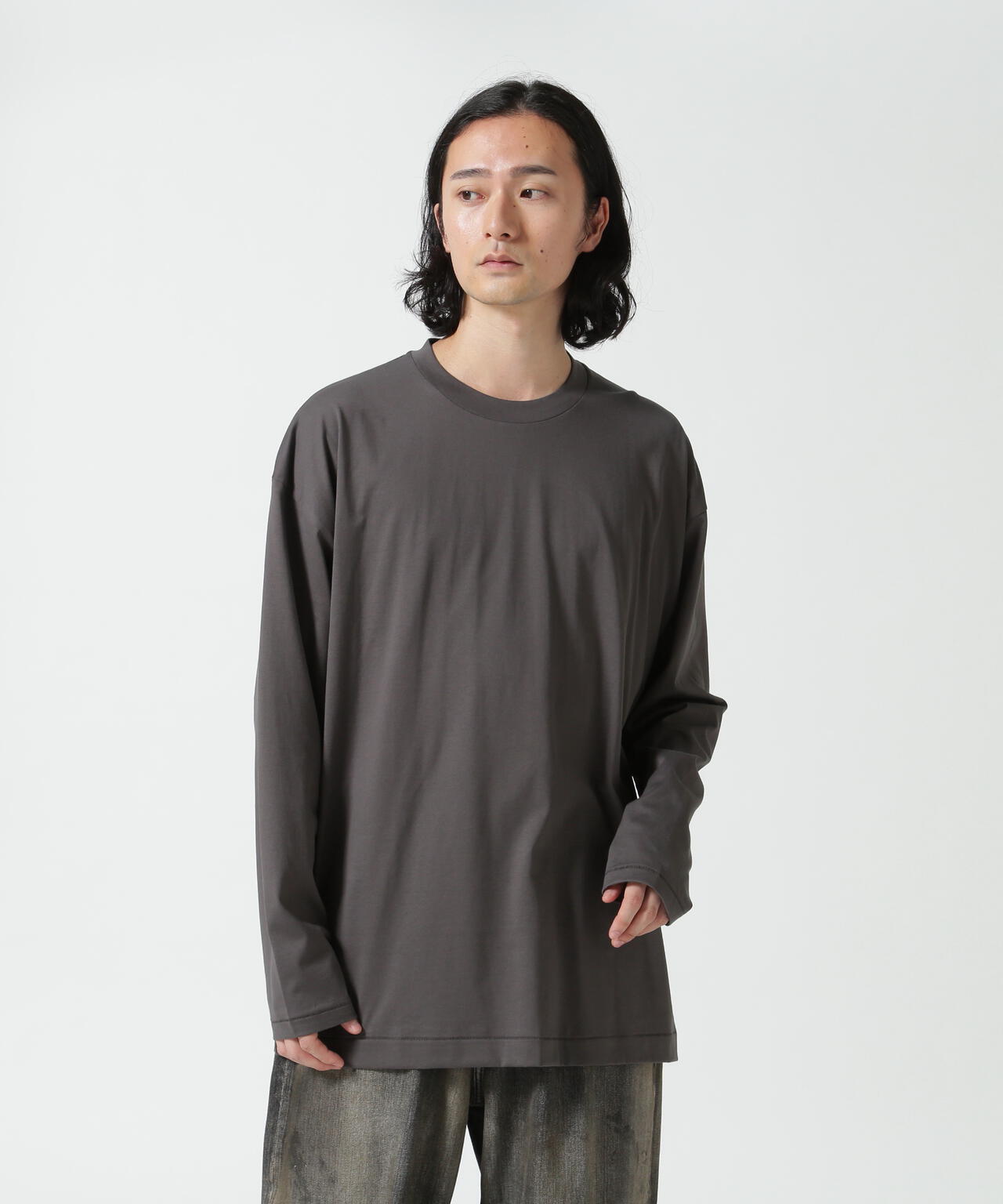 ATON (エイトン)SUVIN60/2 | OVERSIZED L/S T-SHIRT