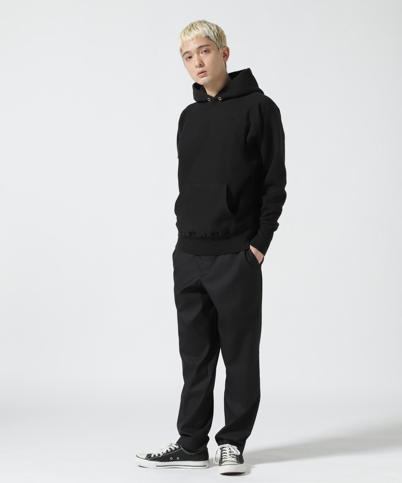 ATON (エイトン) GARMENT DYE URAKE | HOODIE
