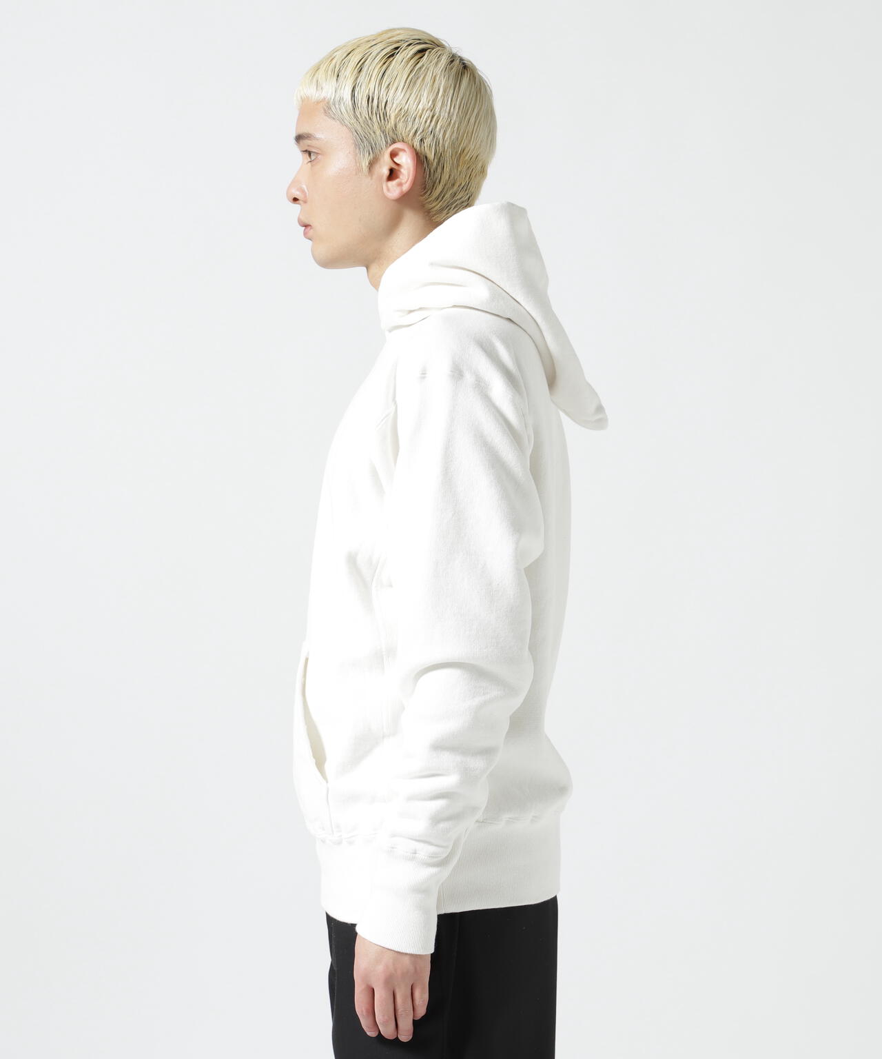 ATON (エイトン) GARMENT DYE URAKE | HOODIE