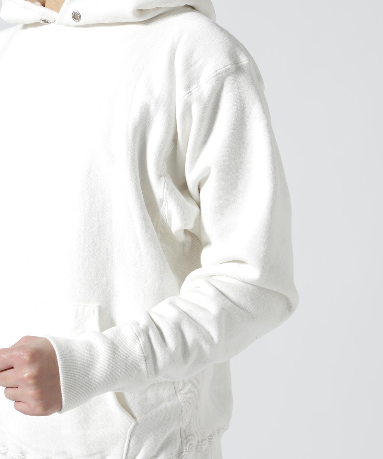 ATON (エイトン) GARMENT DYE URAKE | HOODIE