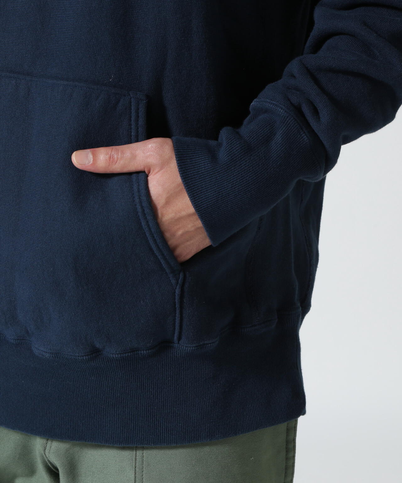 ATON (エイトン)x B'2nd 別注GARMENT DYE URAKE HOODIE