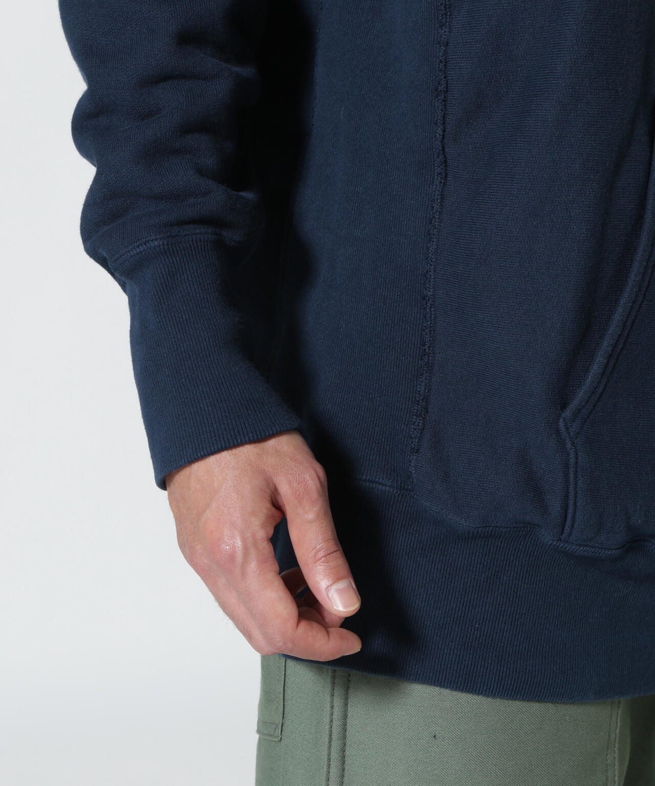 ATON (エイトン)x B'2nd 別注GARMENT DYE URAKE HOODIE