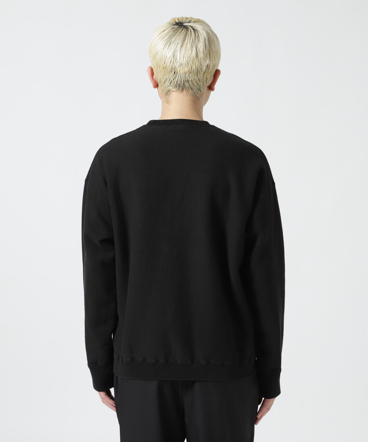 ATON（エイトン）GARMENT DYE | OVERSIZED SWEAT SHIRT ガーメントダイ オーバーサイズスウェットシャツ