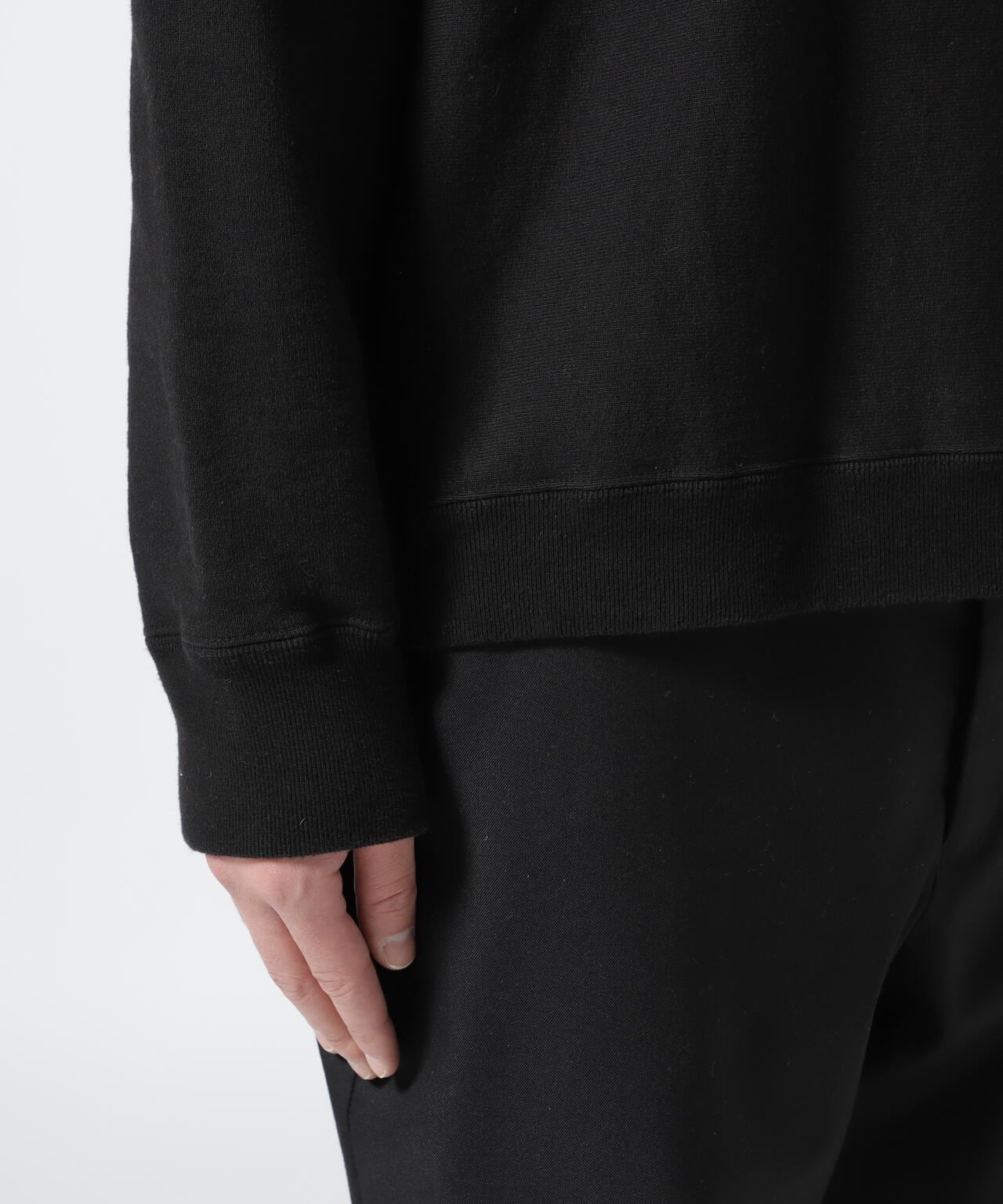 ATON（エイトン）GARMENT DYE | OVERSIZED SWEAT SHIRT ガーメントダイ オーバーサイズスウェットシャツ