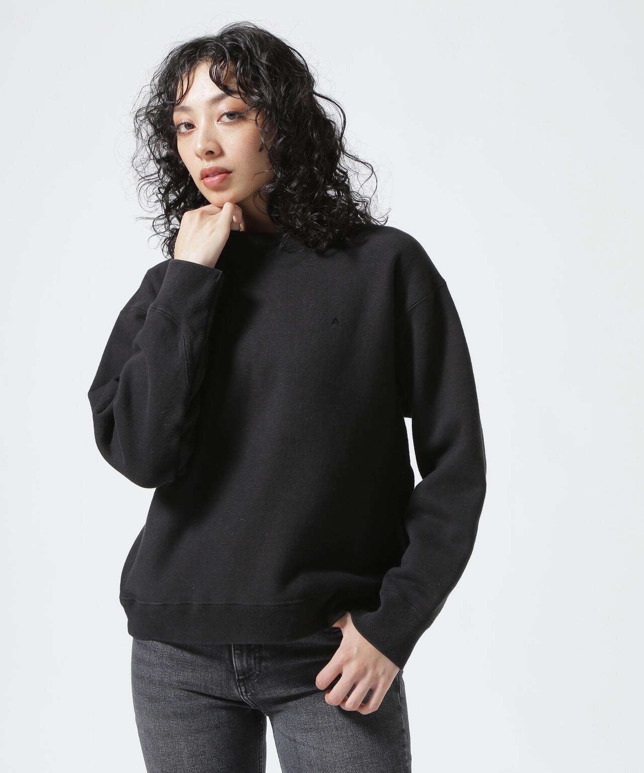 ATON（エイトン）GARMENT DYE | OVERSIZED SWEAT SHIRT ガーメントダイ オーバーサイズスウェットシャツ