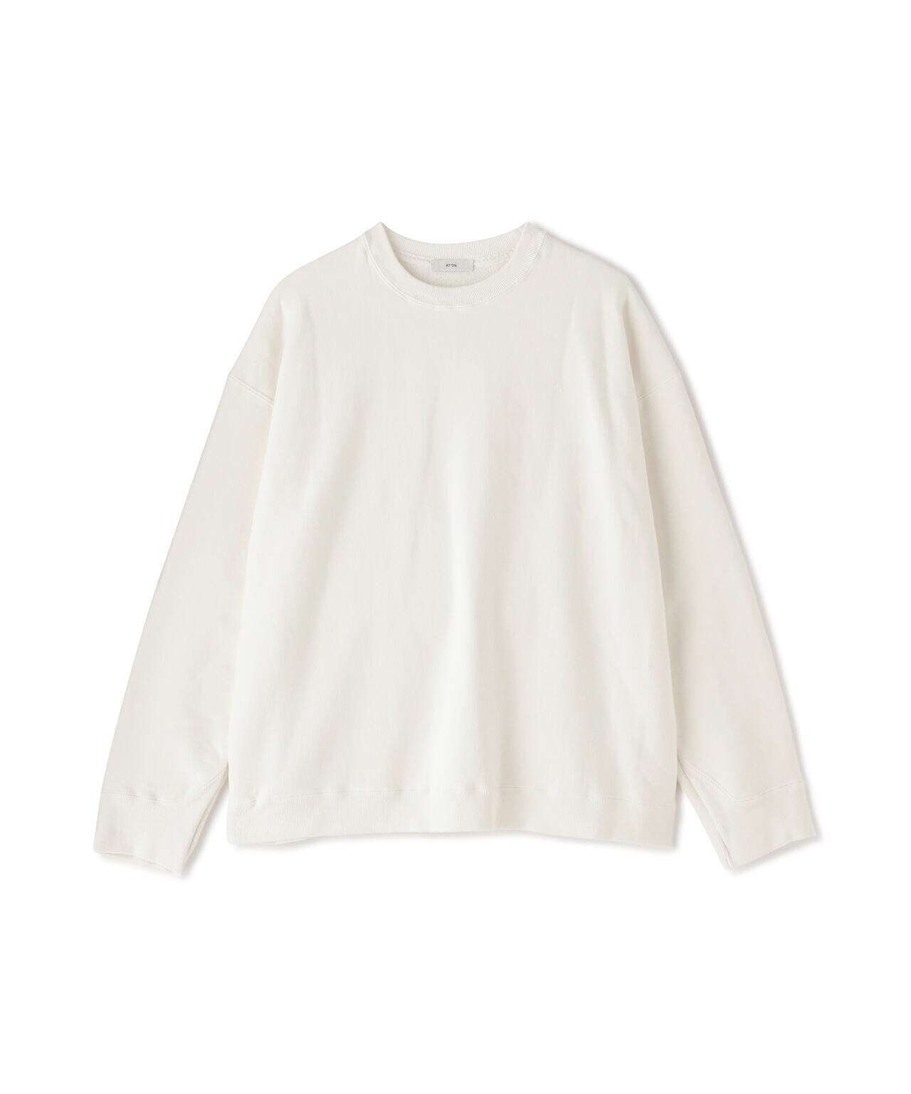ATON（エイトン）GARMENT DYE | OVERSIZED SWEAT SHIRT ガーメントダイ オーバーサイズスウェットシャツ