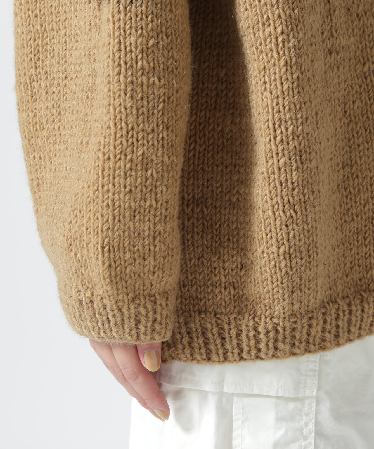MacMahon Knitting Mills / Roll Neck Knit-Big Yin&Yang