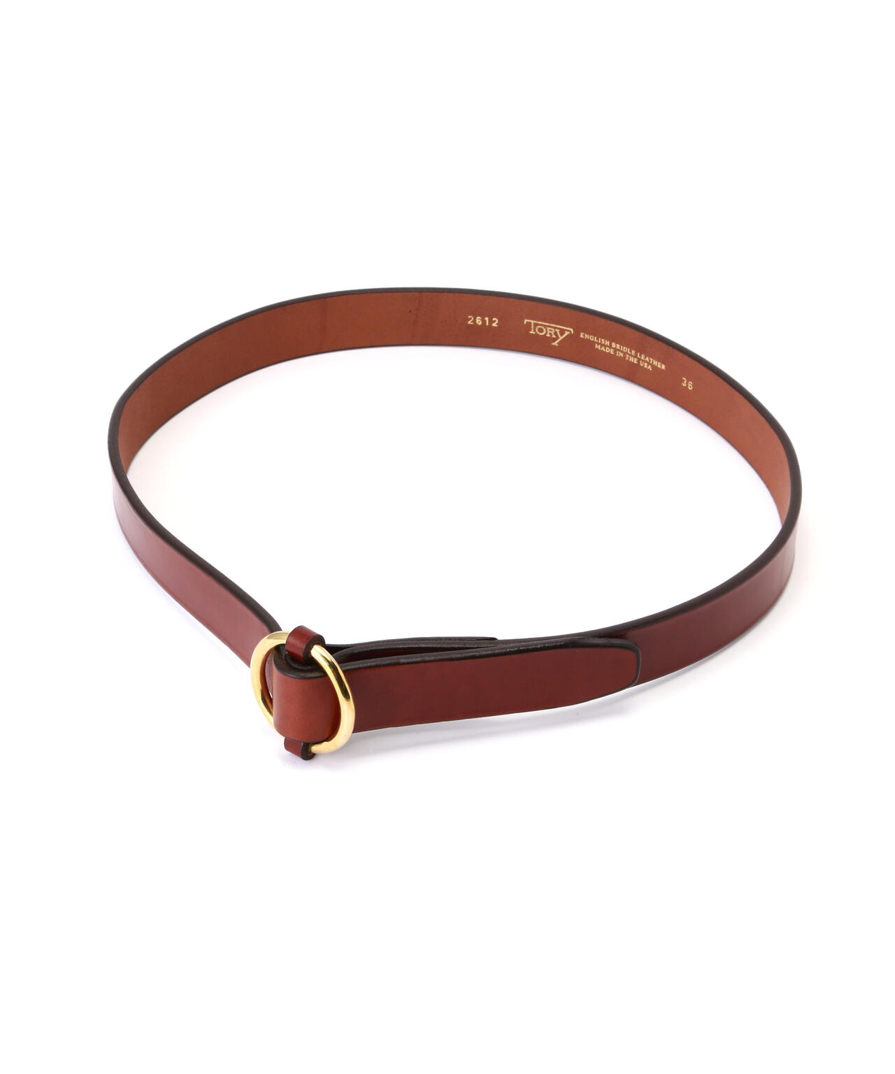 TORY LEATHER(トリーレザー)Strap Belts with Ring Buckle