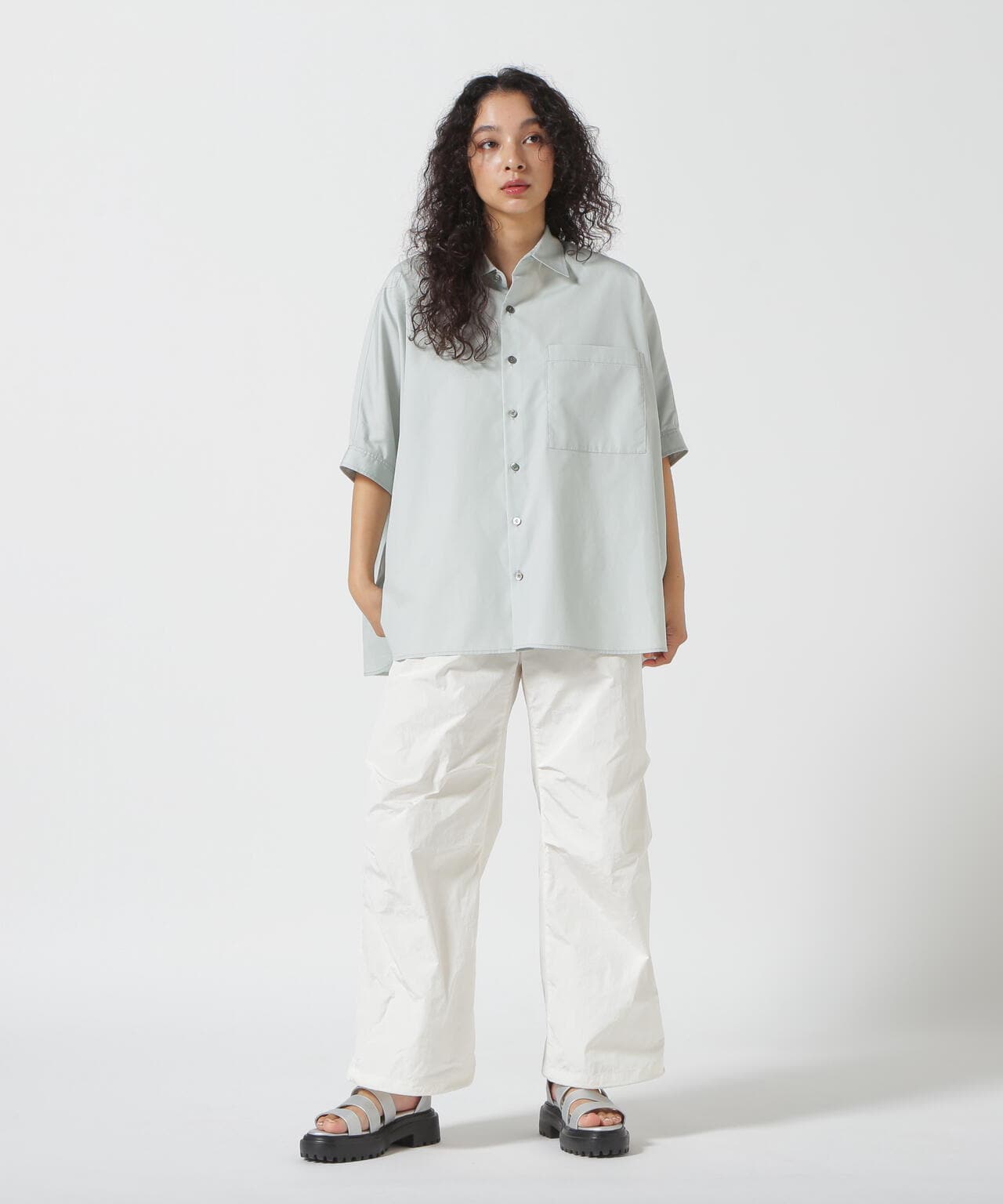 upper hights（アッパーハイツ）THE MILLY/300D374/ドルマンショートスリーブシャツ