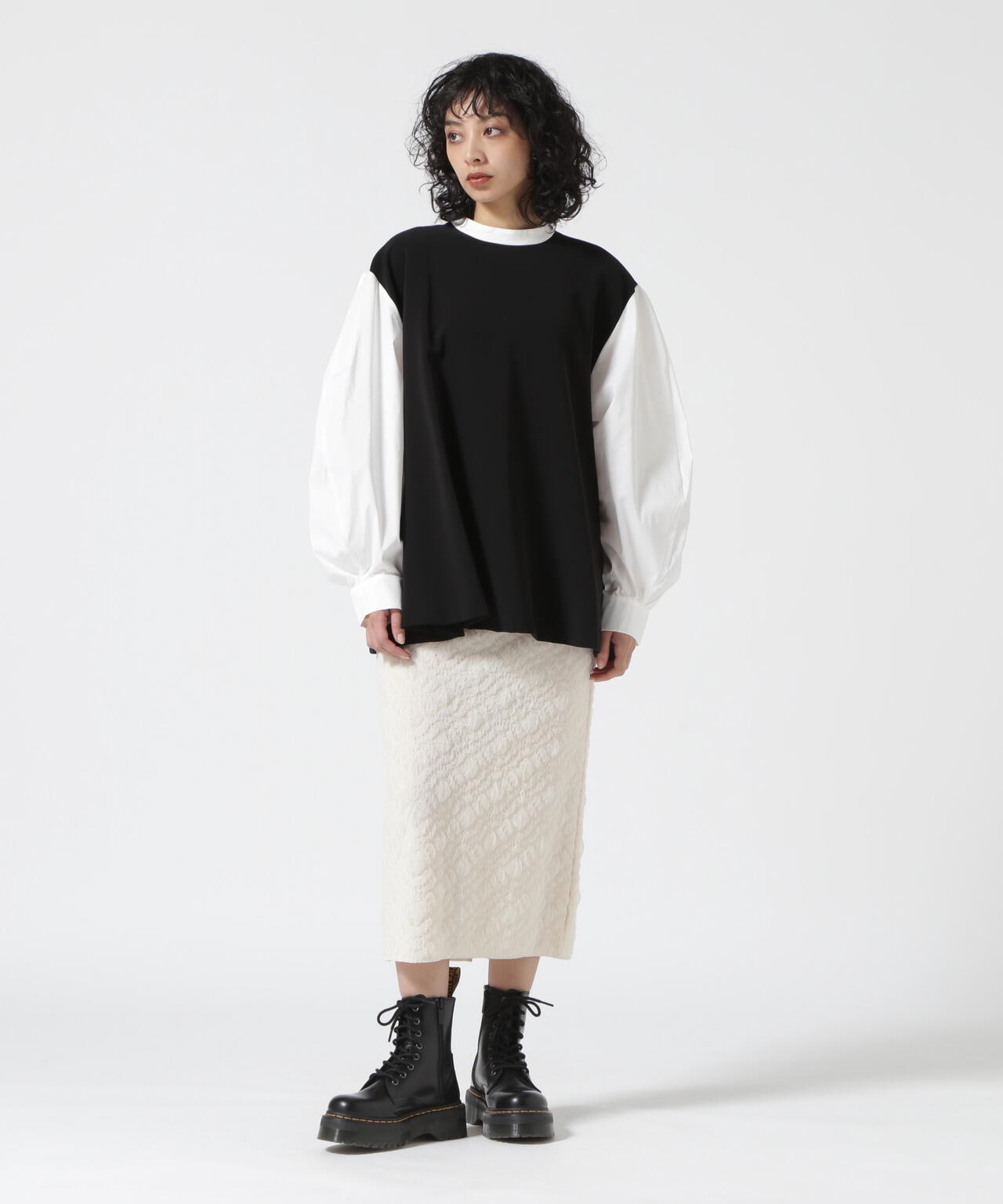 DROIT BELLO（ドロイトベロ）膨れチュールナロースカート