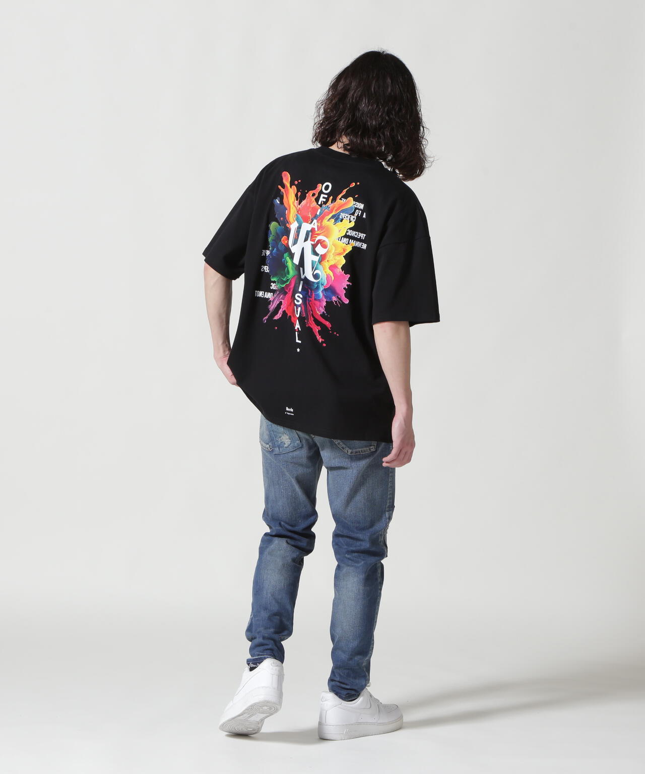 A4A/エーフォーエー/PAINT SST ペイントショートスリーブT