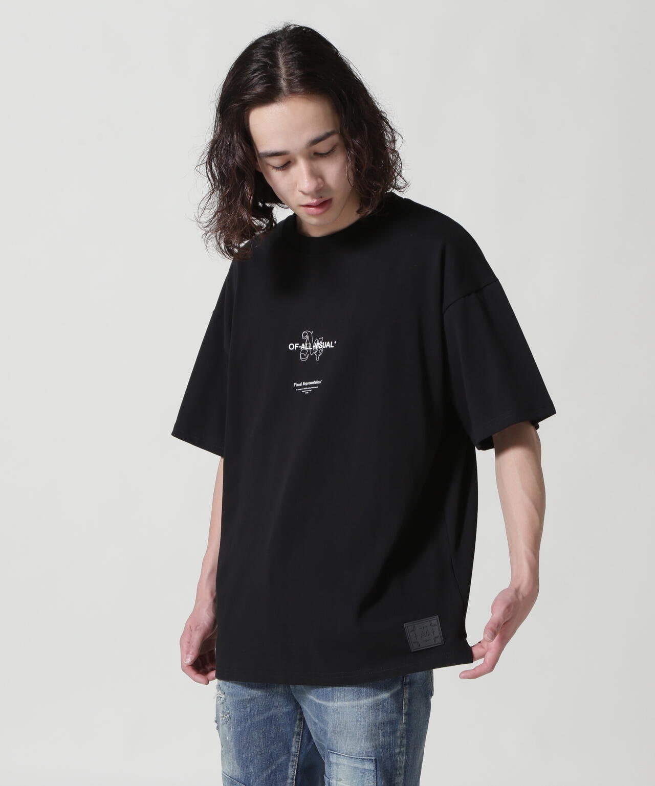 A4A/エーフォーエー/PAINT SST ペイントショートスリーブT