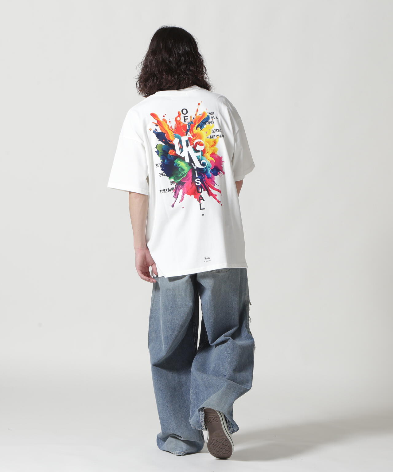 A4A/エーフォーエー/PAINT SST ペイントショートスリーブT
