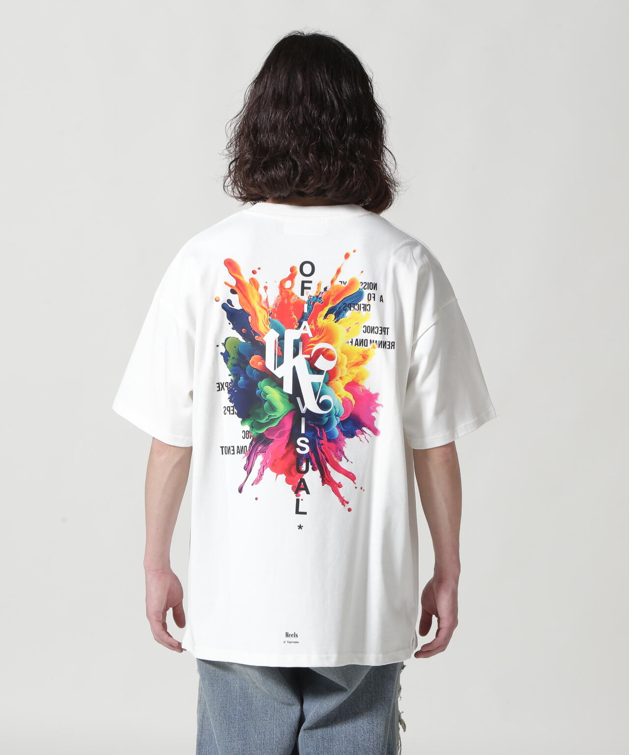 A4A/エーフォーエー/PAINT SST ペイントショートスリーブT