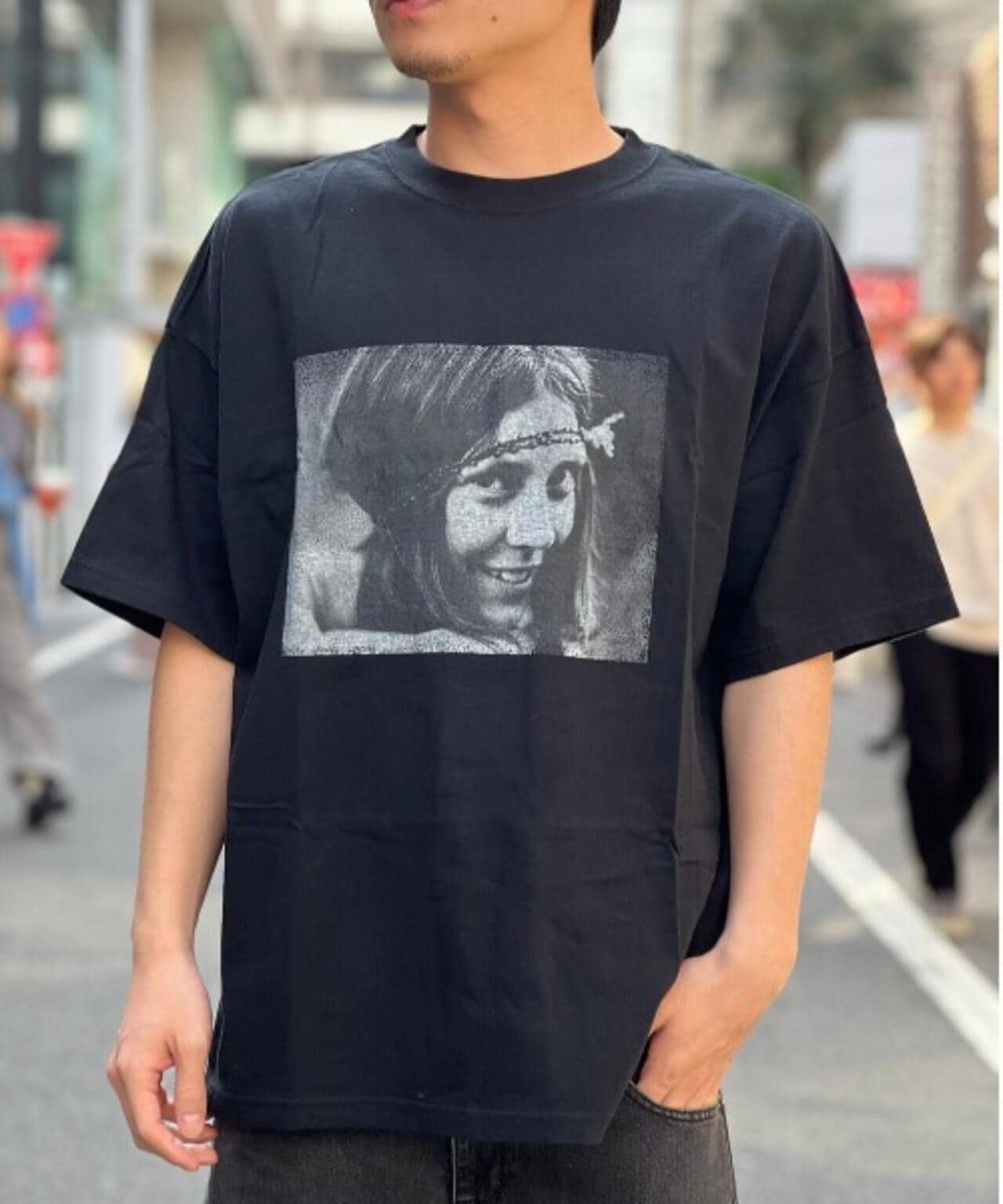 REMI RELIEF /  別注LW加工 20/-天竺BIGサイズ FLOWER POWER