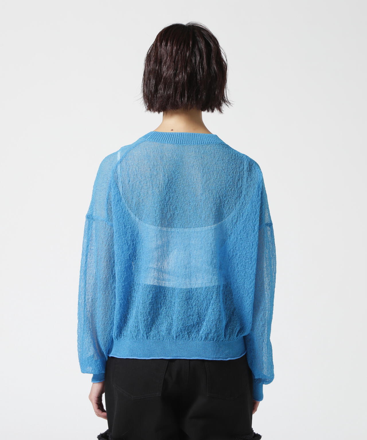 DROIT BELLO（ドロイトベロ）ちりめん天竺クルーネックプルオーバー