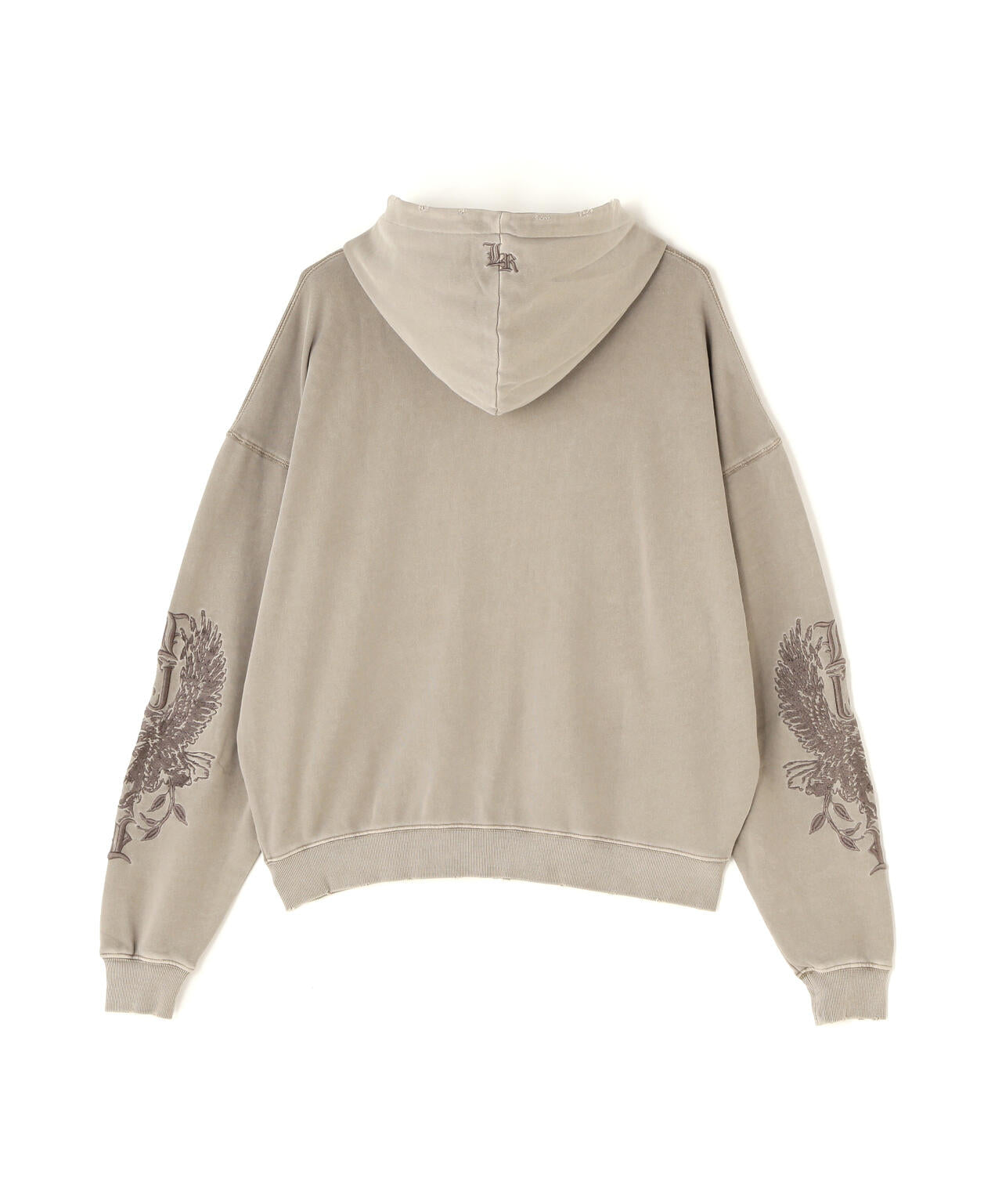 LUSOR（ルーソル）PIGMENT SWEAT ZIP HOODIE FLOWER